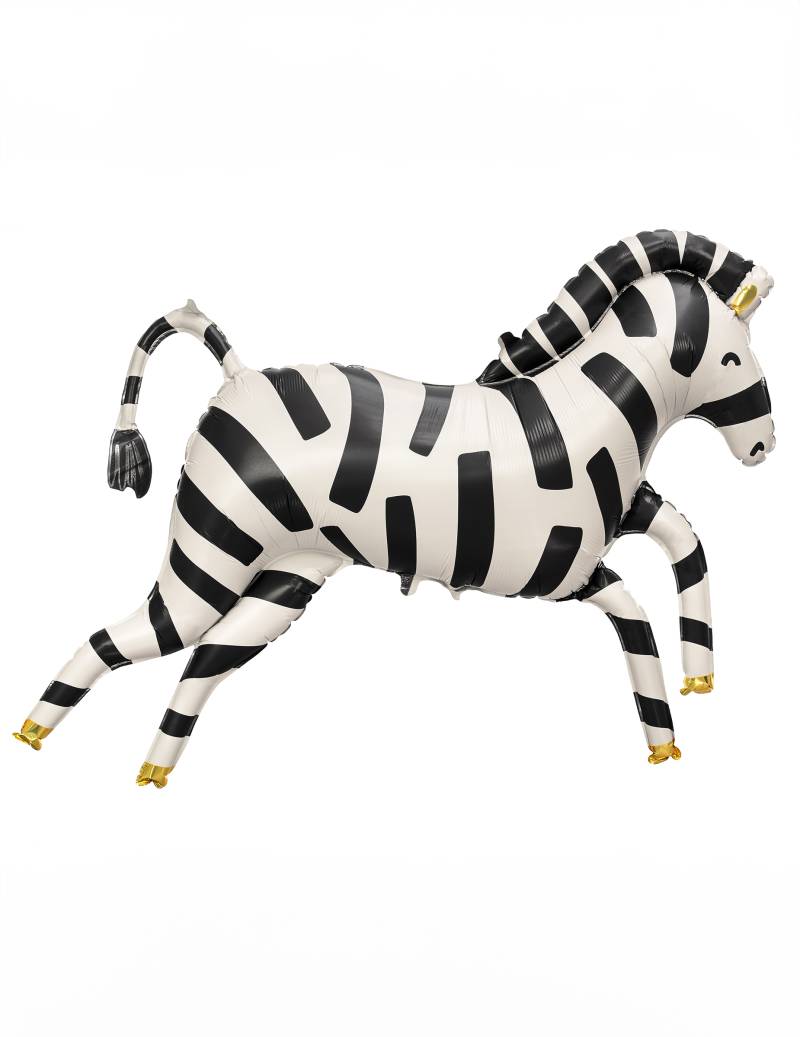 Folienballon Zebra 115 cm x 85 cm von PARTYDECO