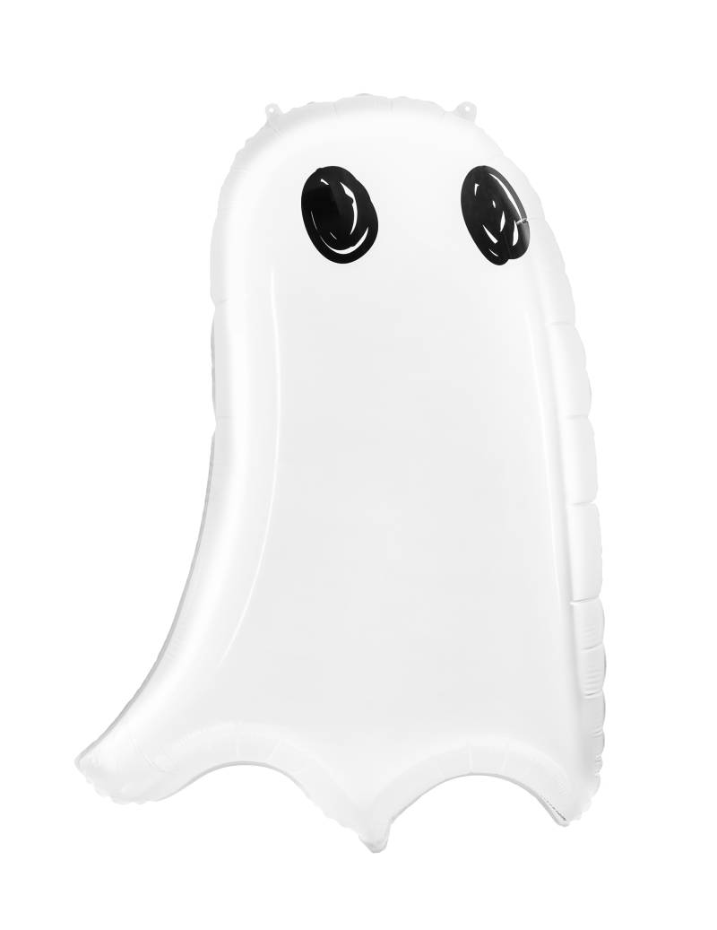 Gespenster-Luftballon Halloween-Ballon Geist weiss 48x68cm von PARTYDECO