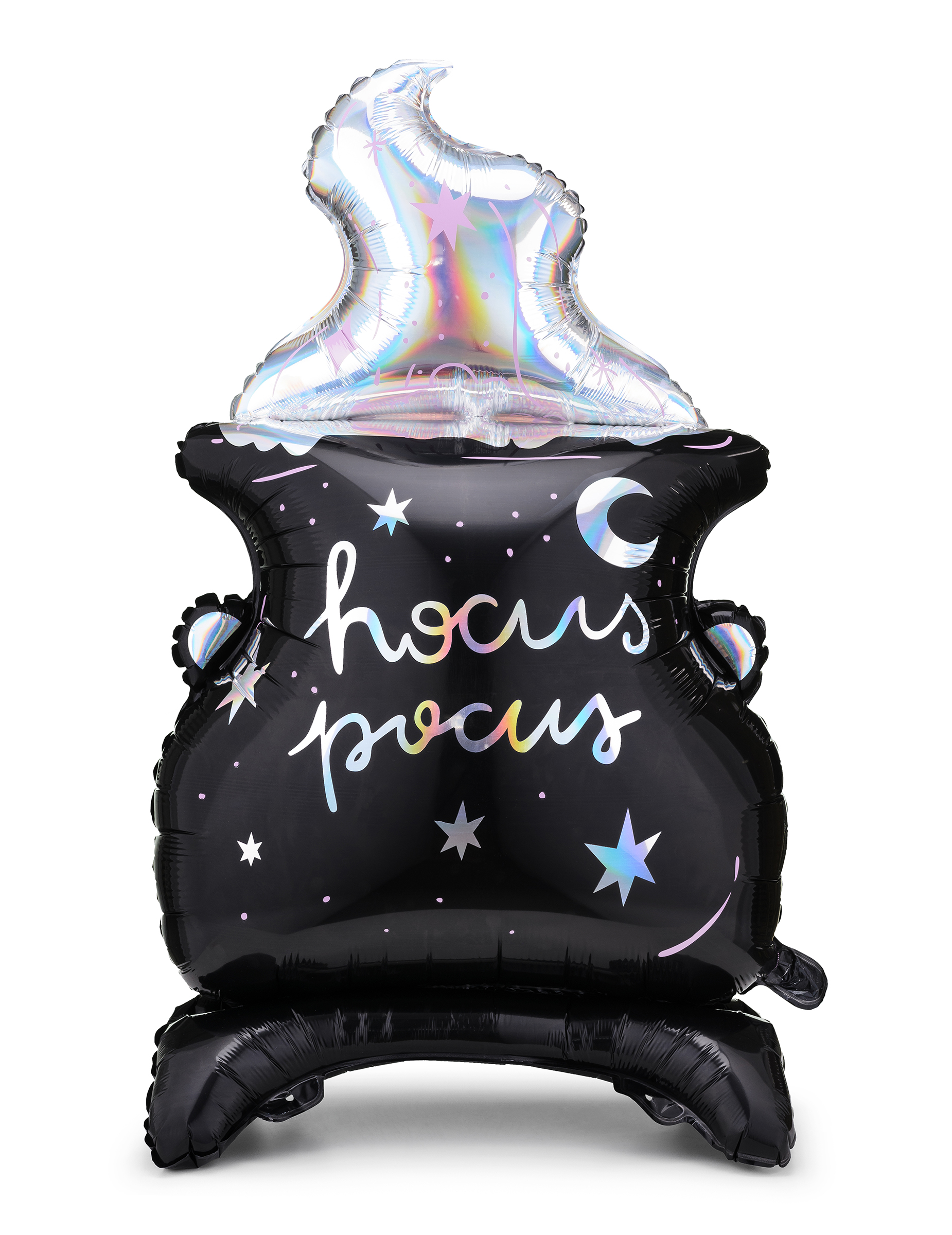 Hexenkessel Folienballon riesig 64 x 109 cm schwarz von PARTYDECO