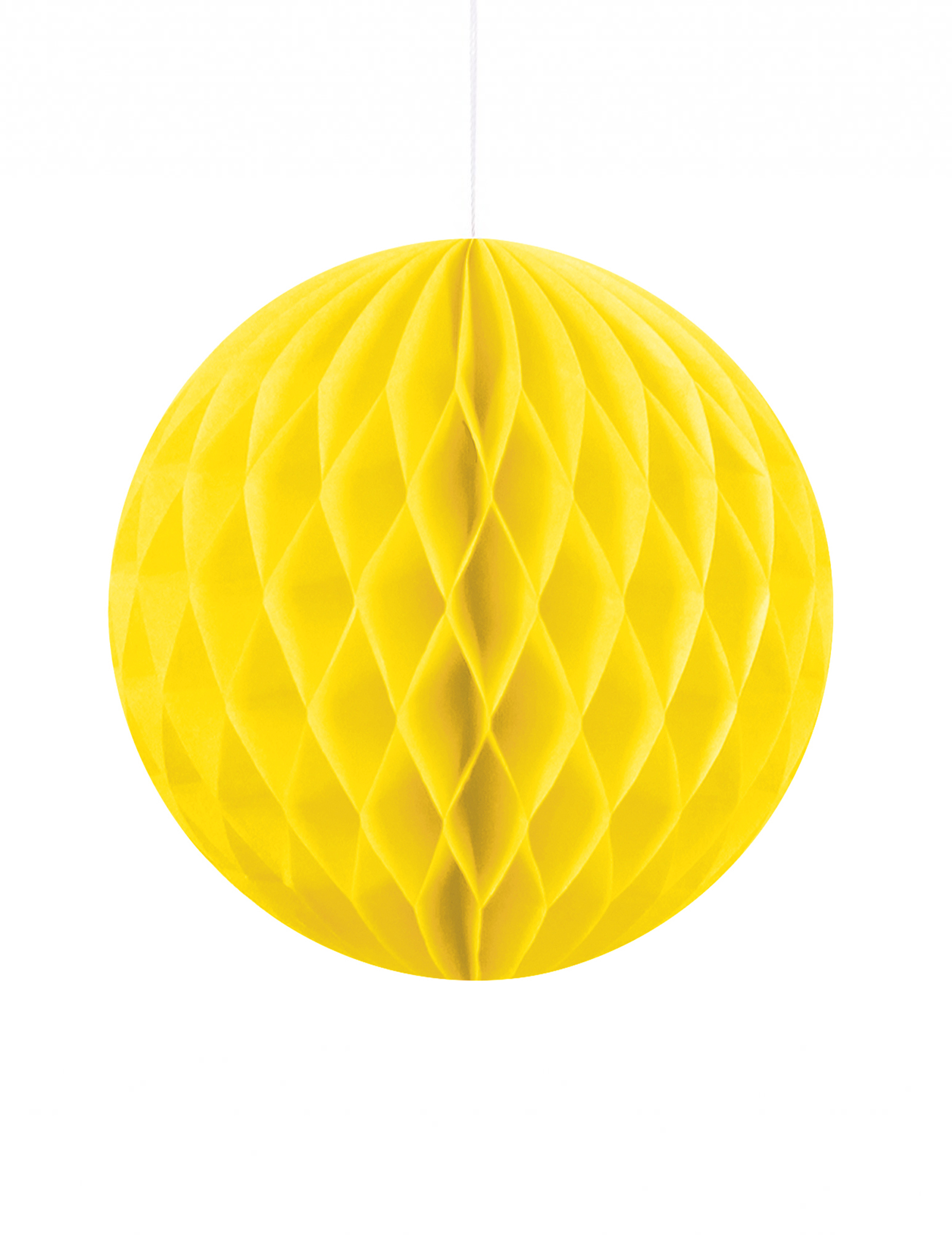 Kleiner gelber Wabenball aus Papier - 10 cm Hängedeko Kleiner gelber Wabenball aus Papier - 10 cm Hängedeko von PARTYDECO