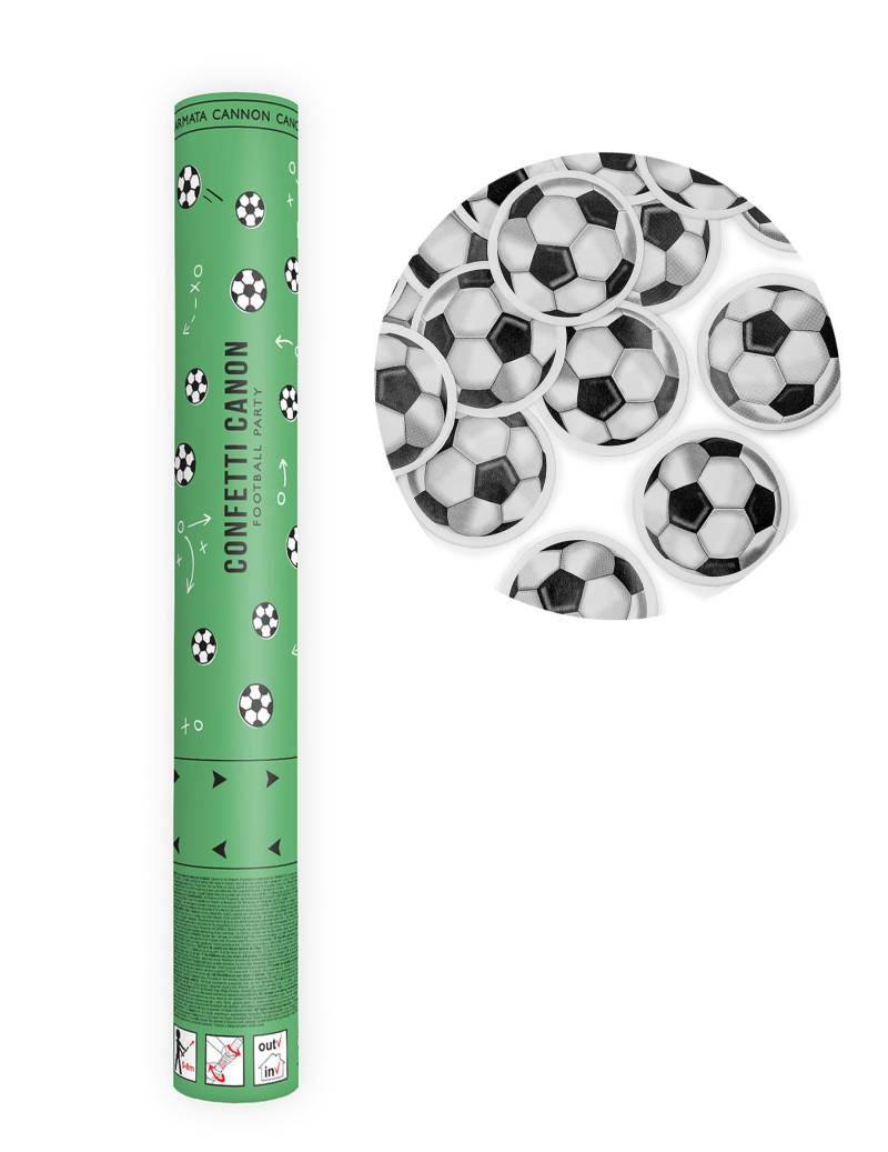 Konfetti-Kanone Fußball 40 cm von PARTYDECO
