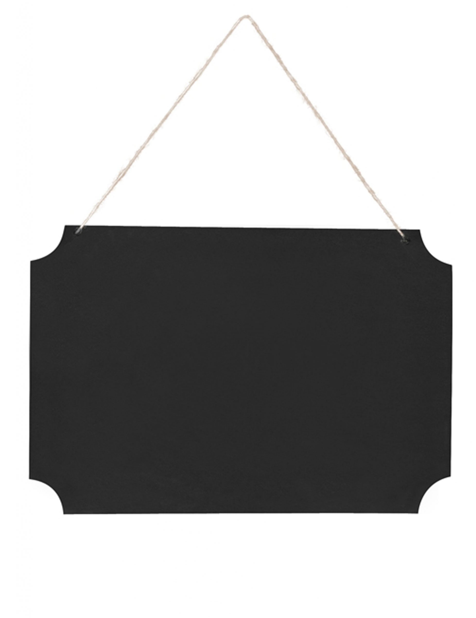 Kreidetafel zum Hängen Groß Ardoise à suspendre 45 x 30 cm von PARTYDECO