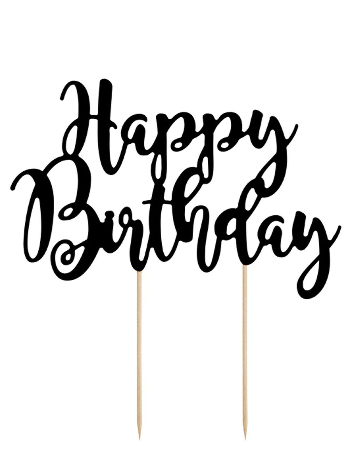 Kuchendeko Happy Birthday 23 x 20 cm von PARTYDECO