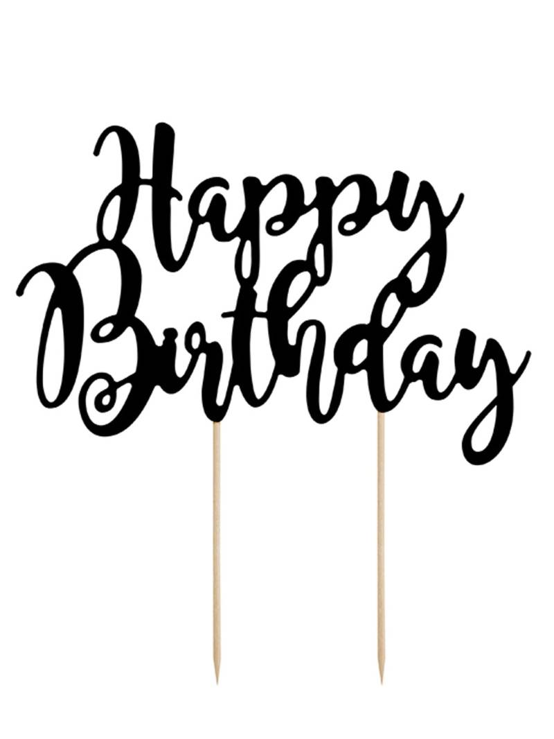 Kuchendeko Happy Birthday 23 x 20 cm von PARTYDECO