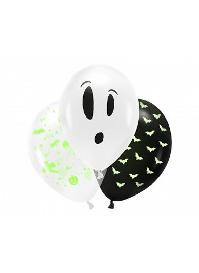 Latexballons Halloween 3 Stk. 27 cm von PARTYDECO