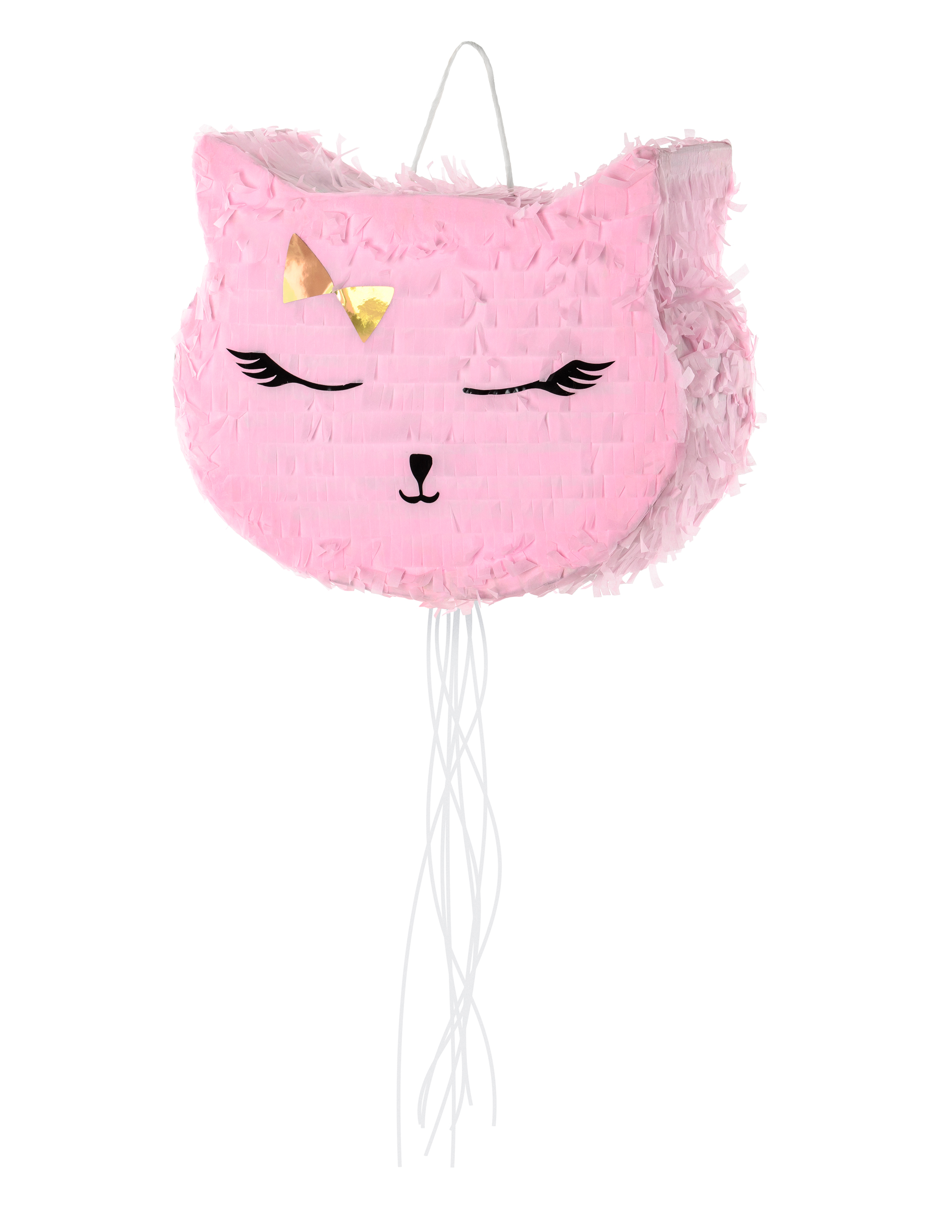 Pinata Katze Rosa 37 x 27 cm von PARTYDECO