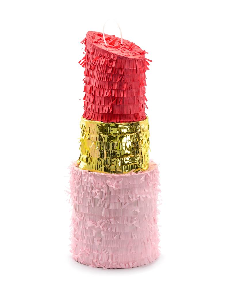 Pinata in Lippenstiftform 20 x 54 x 20 cm von PARTYDECO