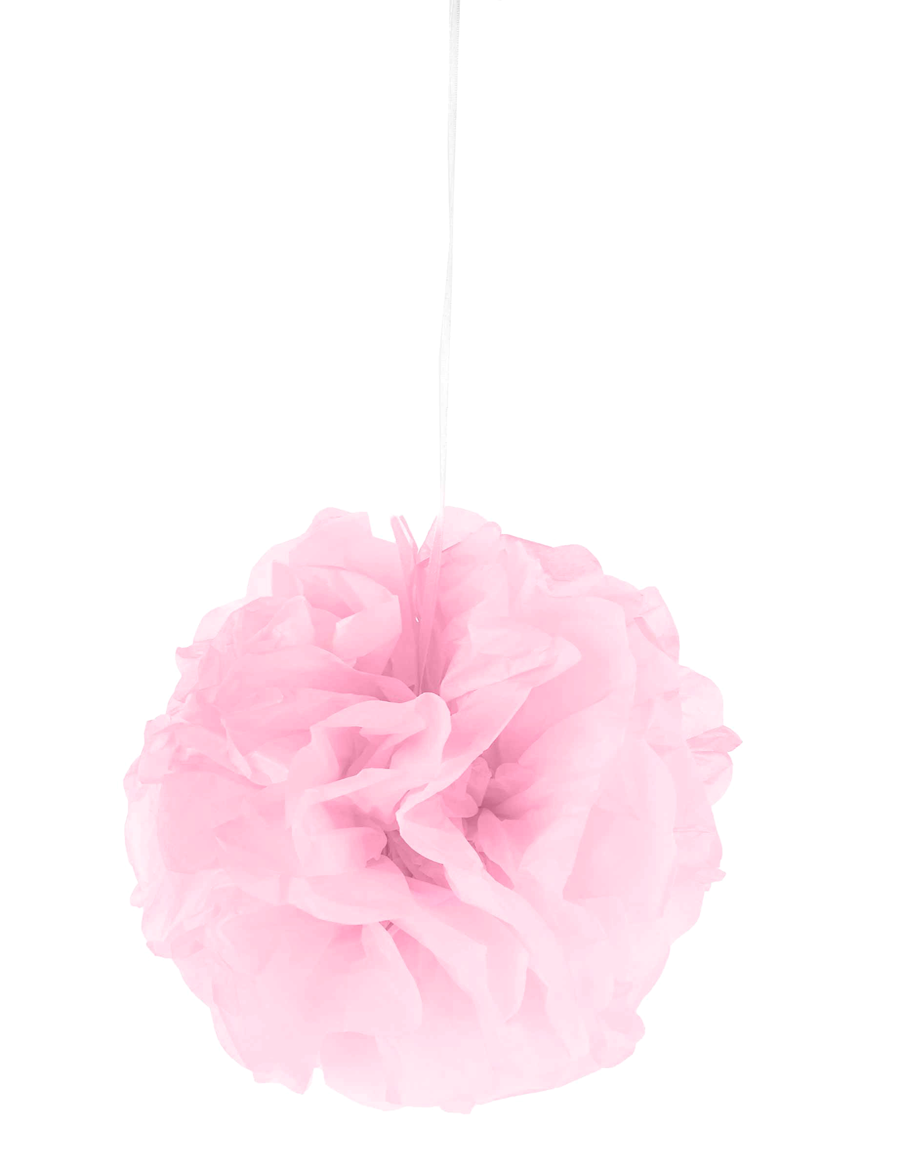 Pompom-Hängedeko Dekoball rosa 25cm Pompom-Hängedeko Dekoball rosa 25cm von PARTYDECO