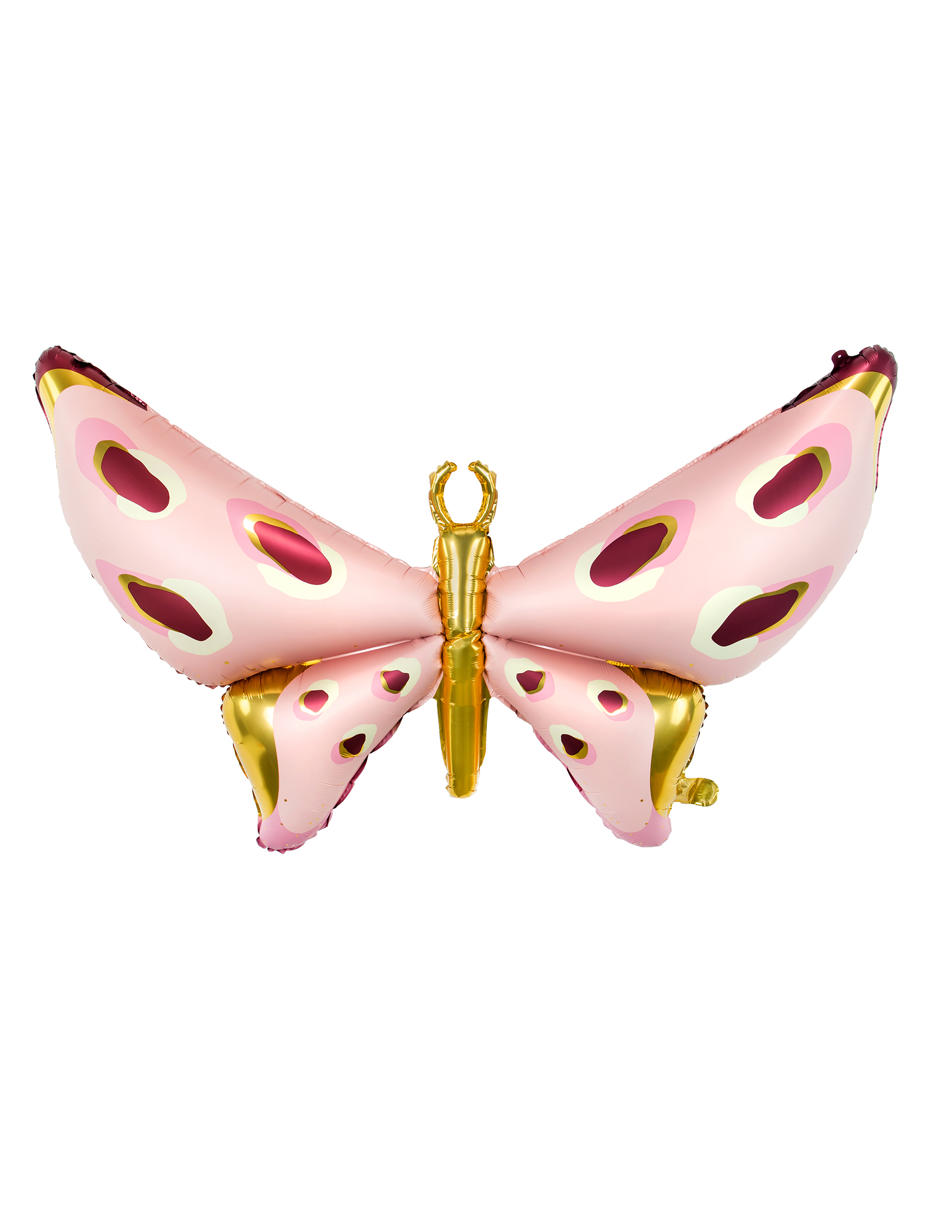 Riesiger Schmetterlings-Folienballon 120 x 87 cm Pink + Gold Riesiger Schmetterlings-Folienballon 120 x 87 cm Pink + Gold von PARTYDECO