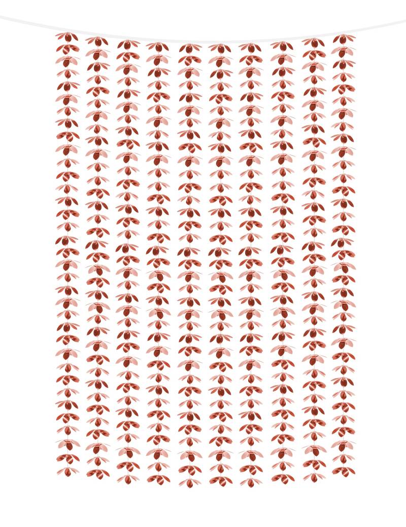 Rose Gold Blumen-Vorhang aus Aluminium 100 x 210 cm für Partys Rose Gold Blumen-Vorhang aus Aluminium 100 x 210 cm für Partys von PARTYDECO