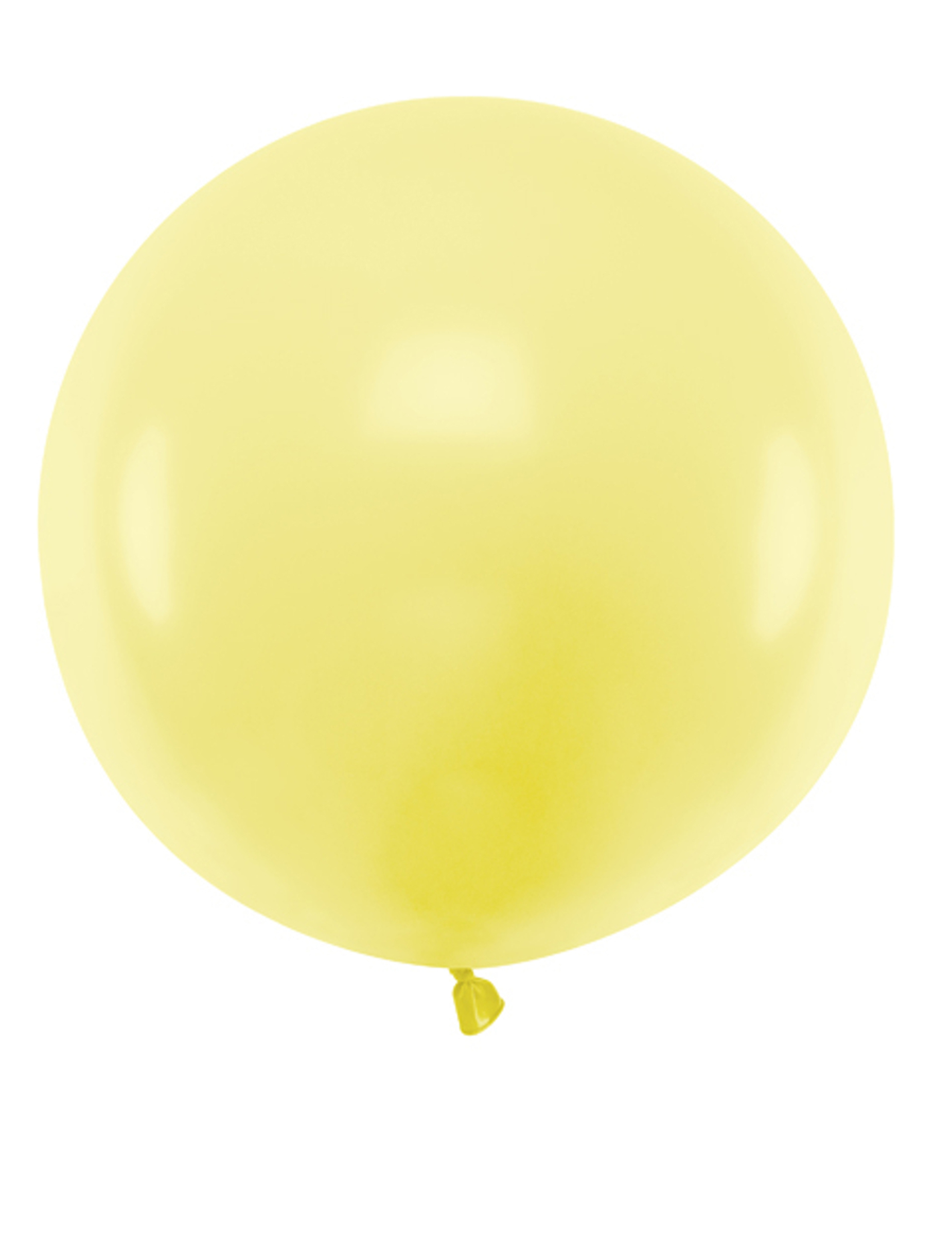 Runder Luftballon Partydeko gelb 60 cm Runder Luftballon Partydeko gelb 60 cm von PARTYDECO
