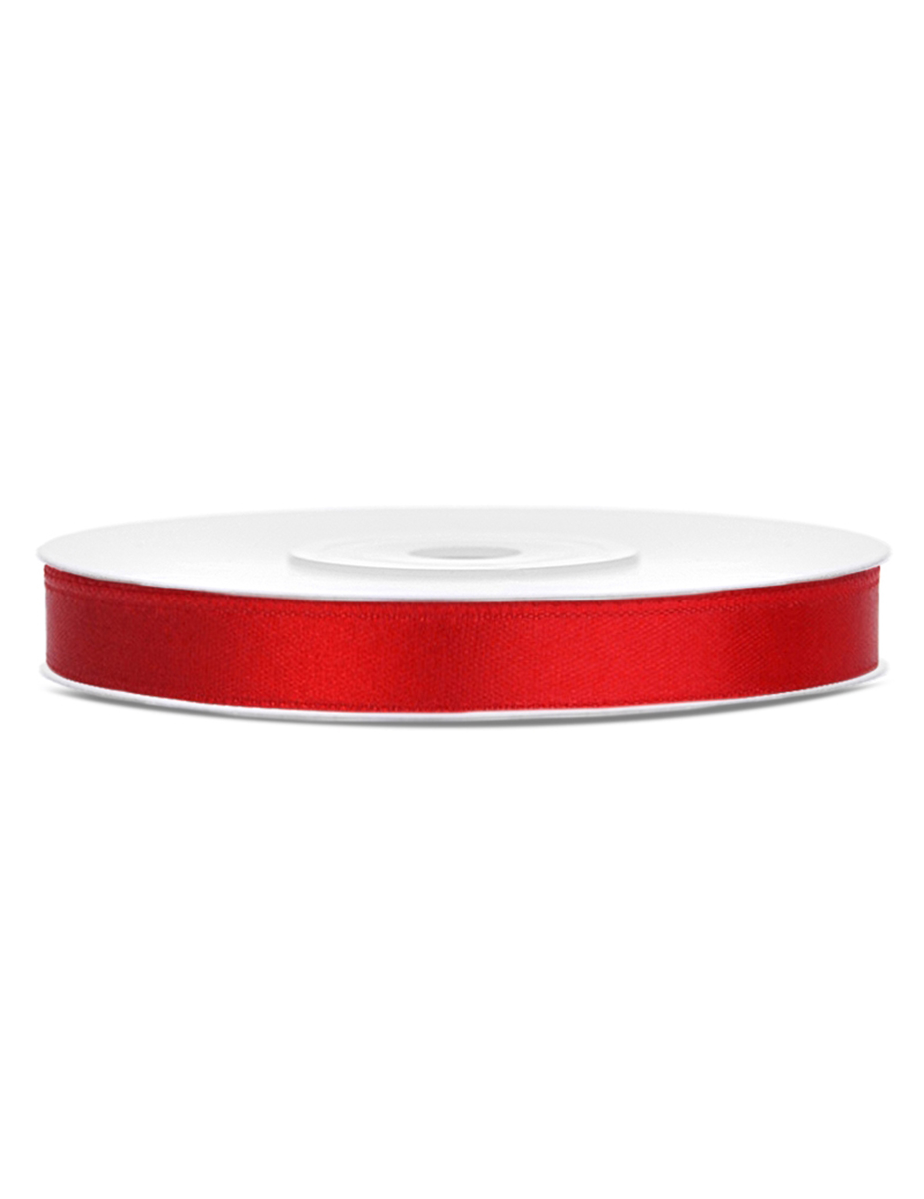 Satin Band 0,6 cm x 25 m rot Satin Band 0,6 cm x 25 m rot von PARTYDECO
