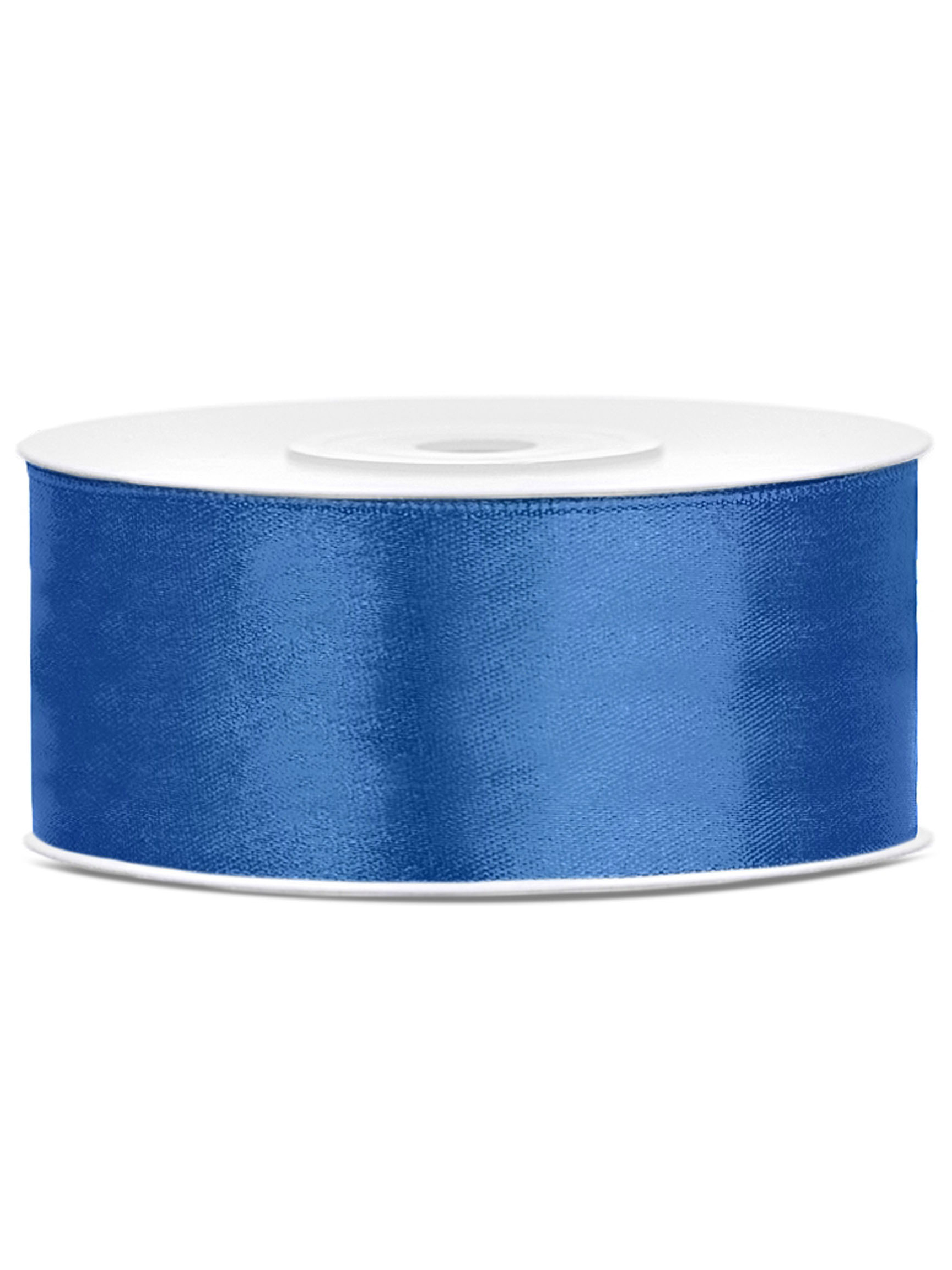 Satinband Königsblau 25 m, Satinband Blau 2,5x25 m von PARTYDECO