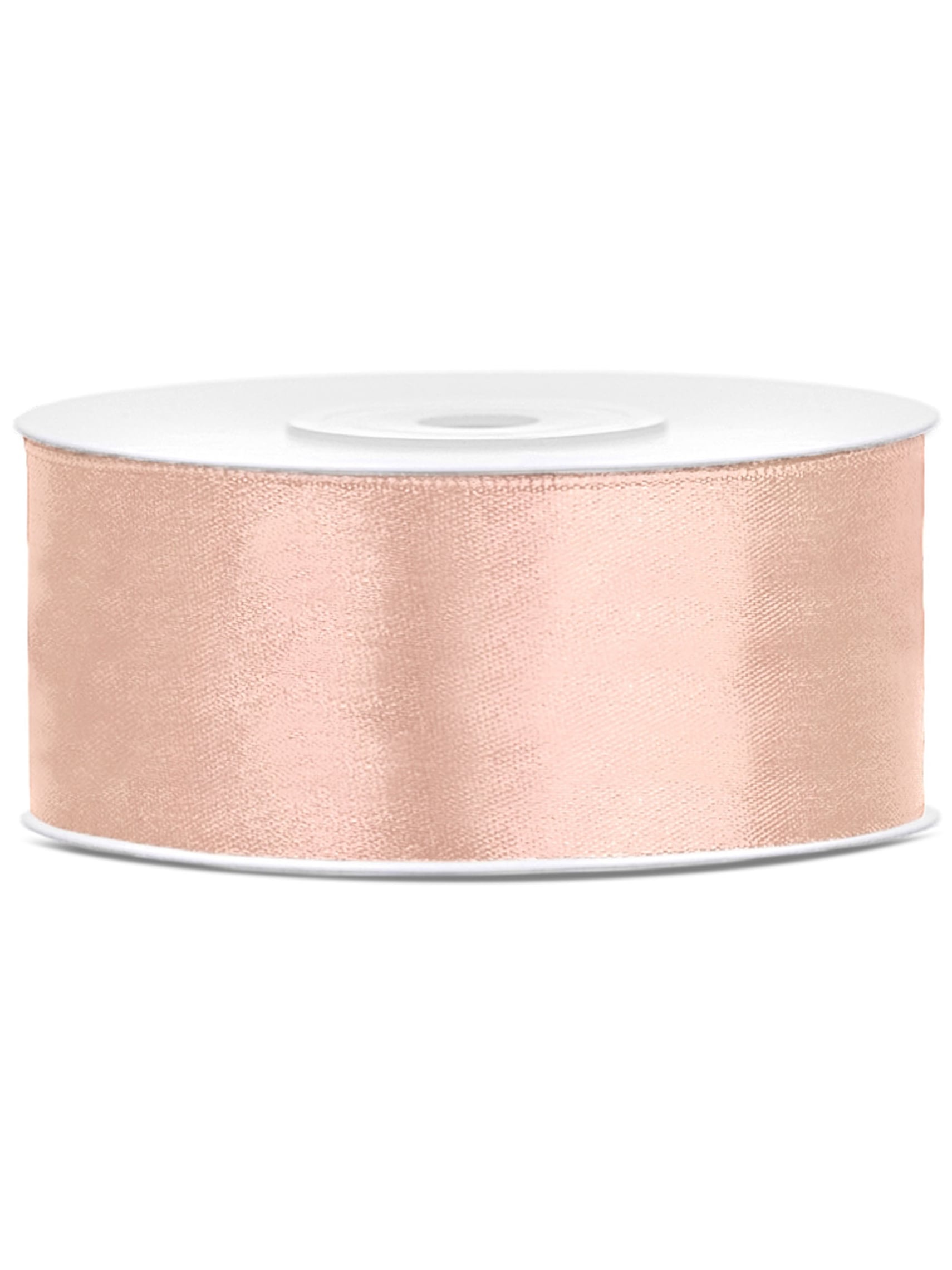 Satinband Pfirsich breit 25 m, 2,5 cm x 25 m von PARTYDECO