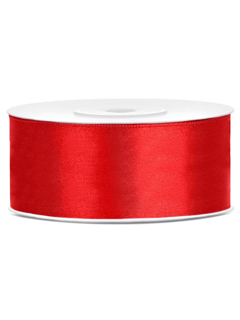 Satinband Rot Breit 25m von PARTYDECO