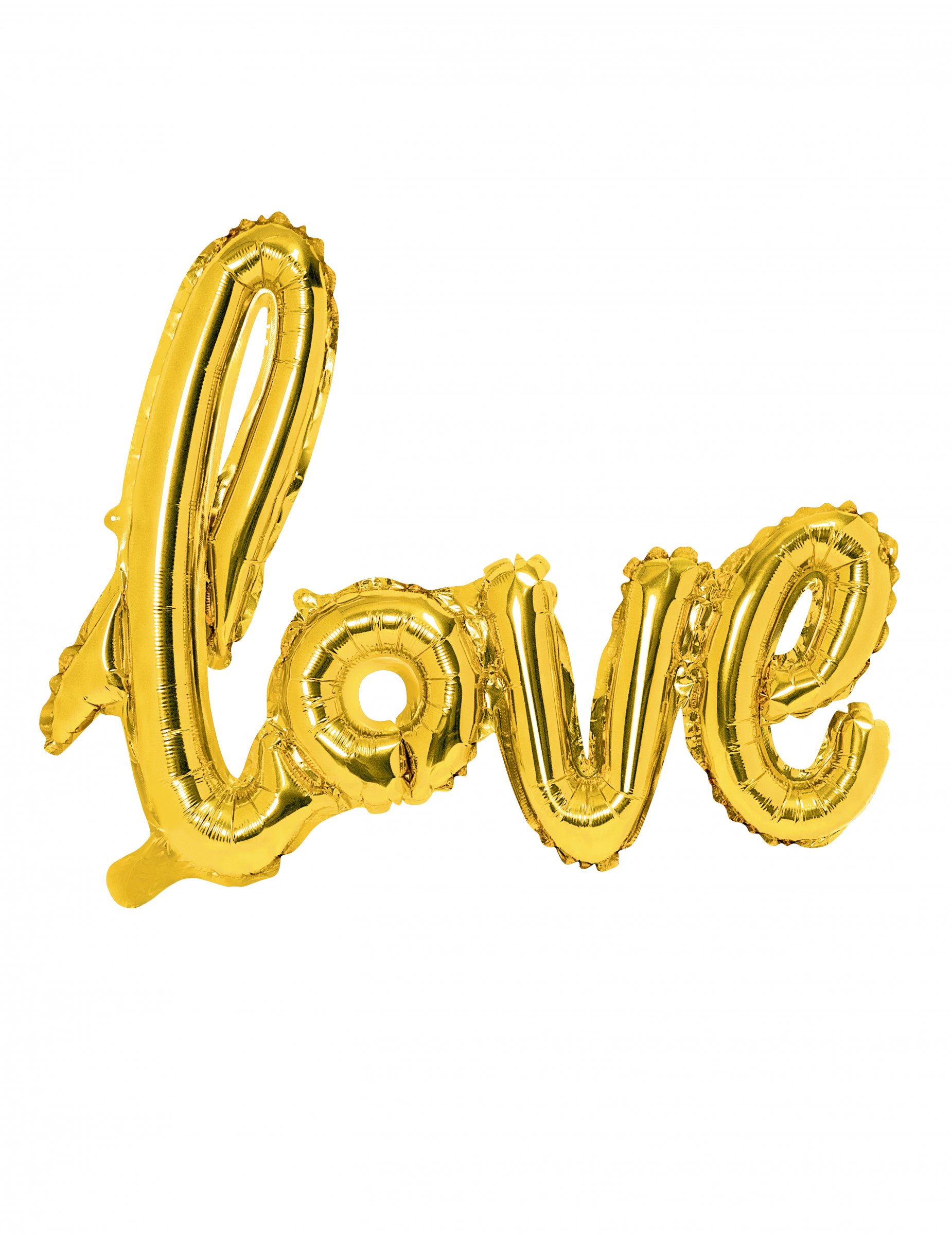 Schriftzug Folienballon Love 73 x 59 cm Gold Schriftzug Folienballon Love 73 x 59 cm Gold von PARTYDECO