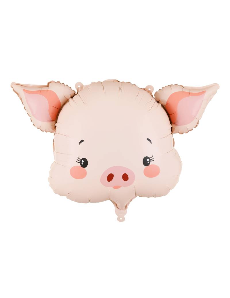Schweine-Folienballon 61 x 36 cm von PARTYDECO