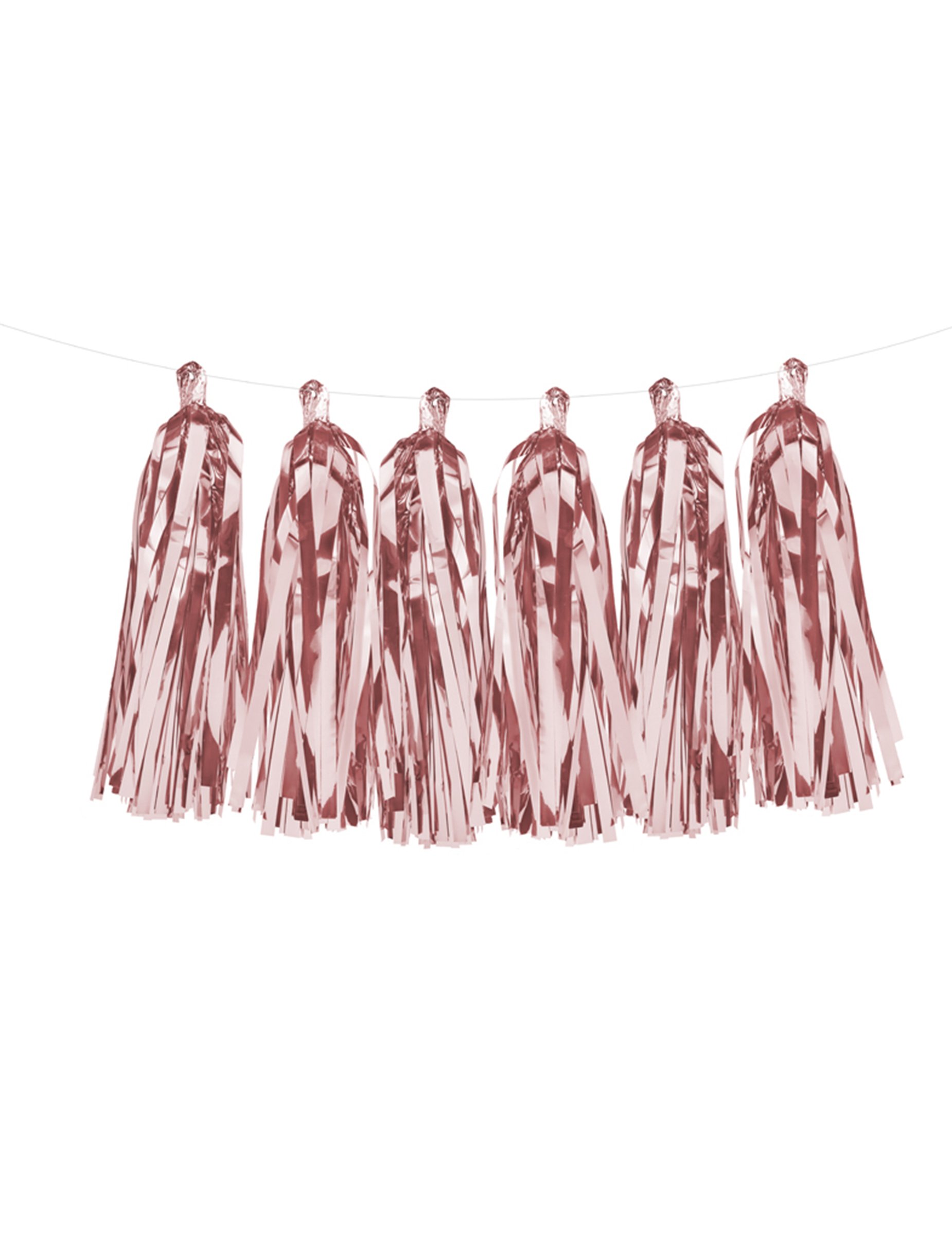 Tassel-Girlande Partydeko roségold 2,5m Tassel-Girlande Partydeko roségold 2,5m von PARTYDECO