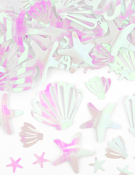 Tischkonfetti Muscheln Irisierend 23 g von PARTYDECO