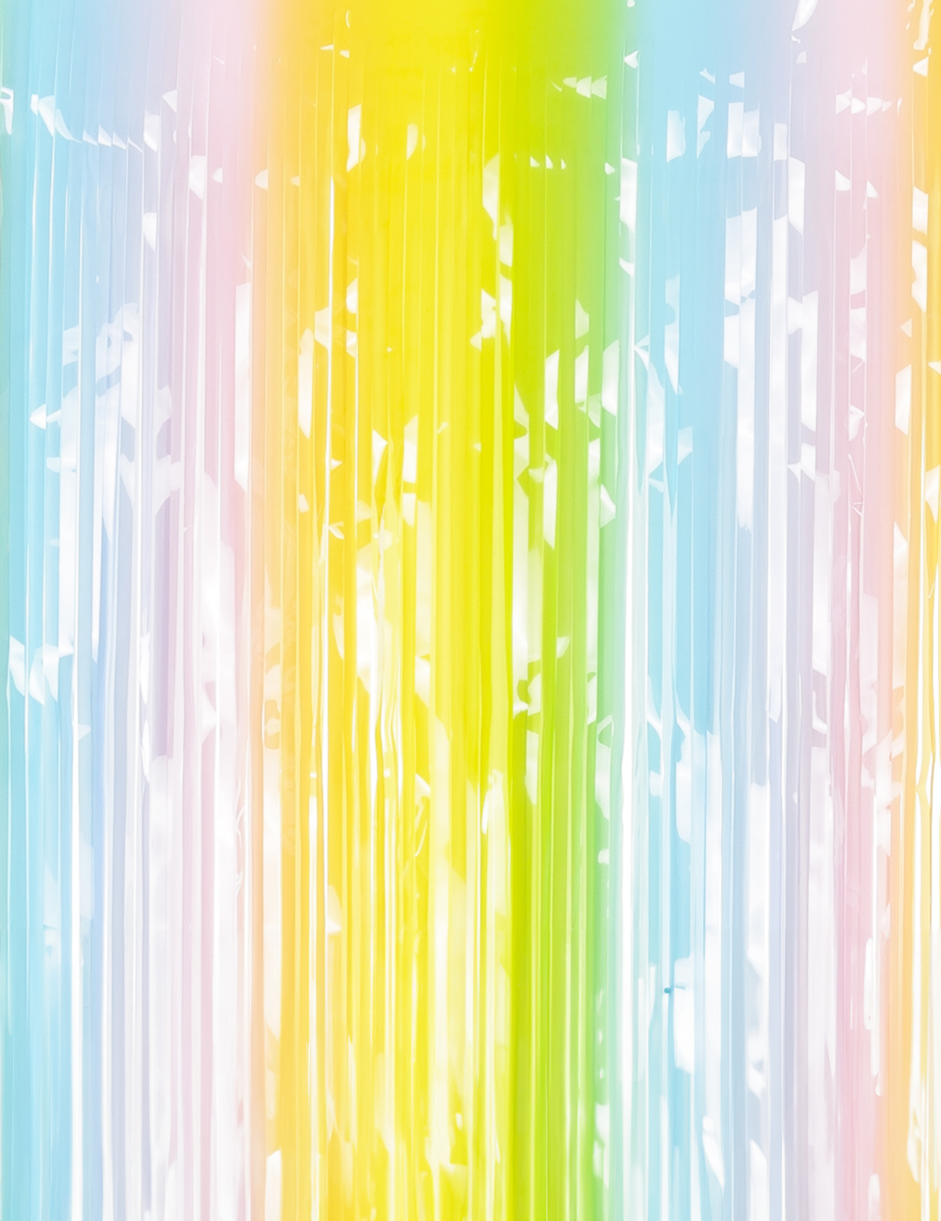 Vorhang glitzernde Pastelltöne 100 x 195 cm Vorhang glitzernde Pastelltöne 100 x 195 cm von PARTYDECO