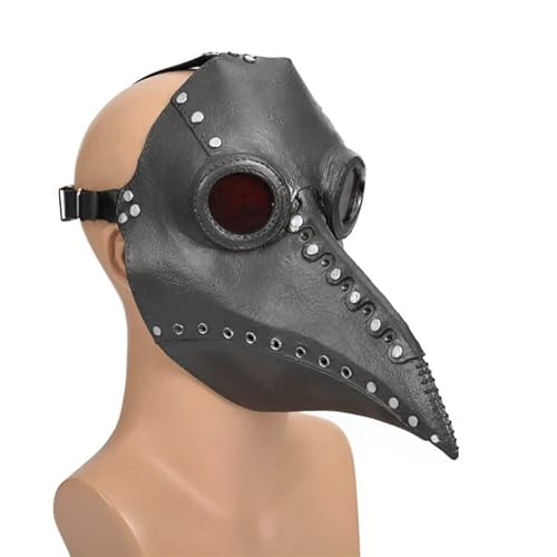 PARTYGEARS Pest Arzt Maske Lange Nase Vogel Schnabel Steampunk Halloween Kostüm Requisiten Maske von PARTYGEARS