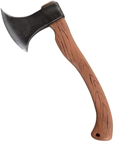 Schaumstoff Wikingeraxt für Halloween Kostüm Cosplay, Gefälschte Axt Waffe Mittelalter Renaissance Zubehör Requisiten (Kurze Axt-A0031) von PARTYGEARS