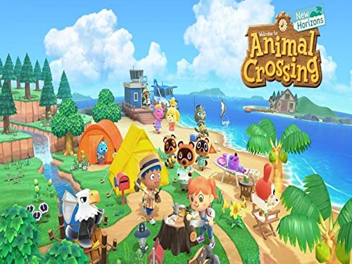 Kuchendekoration mit Thema Videospiele (Animal Crossing) von PARTYLANDIA