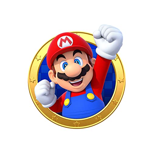 PARTYLANDIA Esspapier für Geburtstags- und Kuchendekoration, Motiv: Super Mario (Modell 5) von PARTYLANDIA