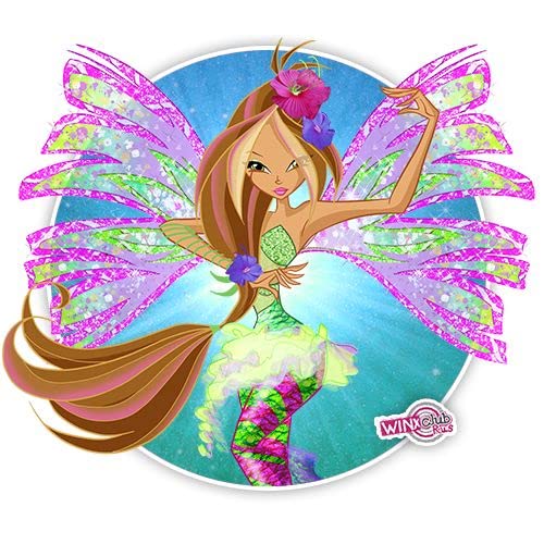 PARTYLANDIA WINX Kuchendekoration, Modell 11, 1 Stück, Ø 20 cm, GLUTENFREI, für Geburtstage von PARTYLANDIA