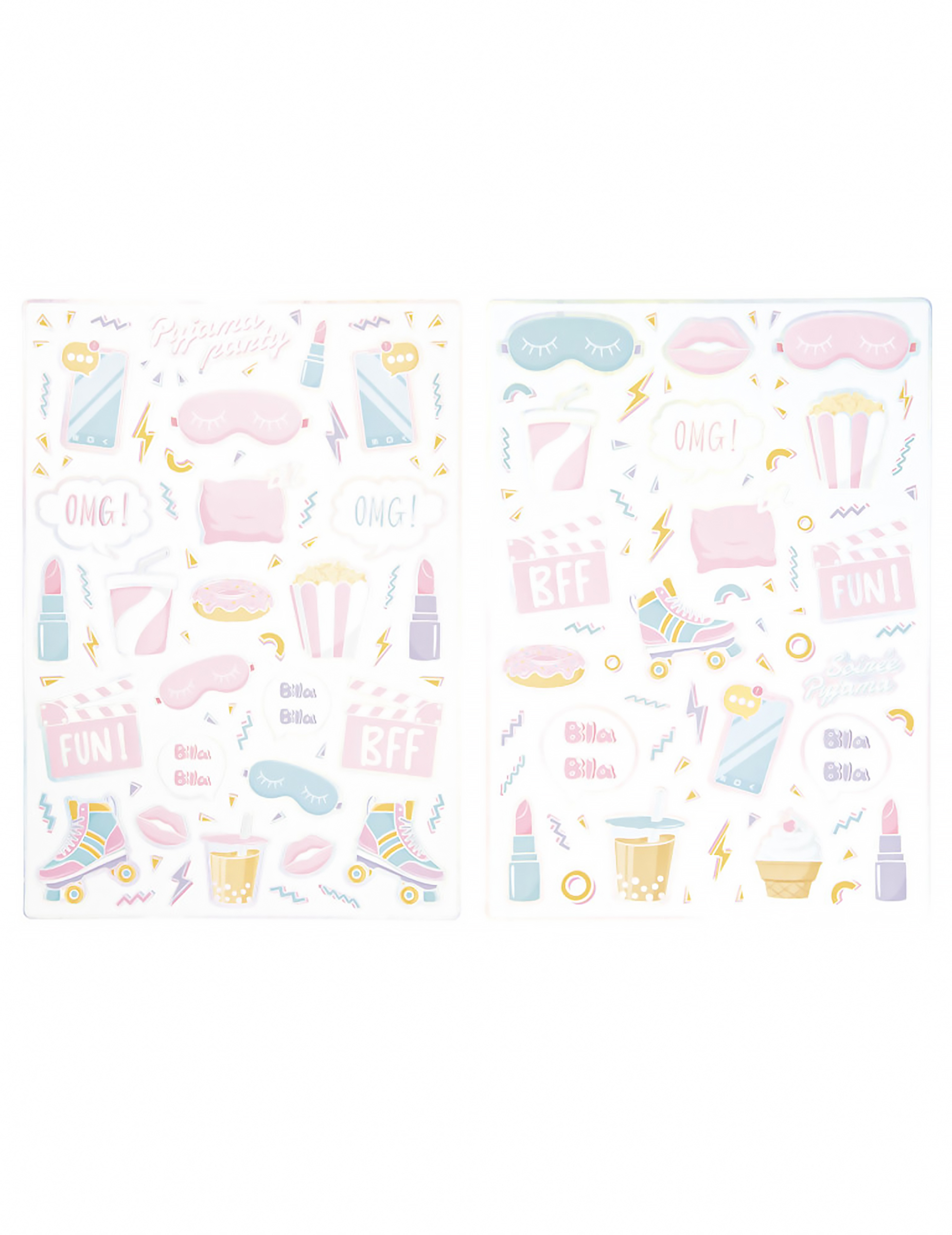 150 Aufkleber Pyjama-Party, festliche Sticker in Pastelltönen 150 Aufkleber Pyjama-Party, festliche Sticker in Pastelltönen von PARTYPRO