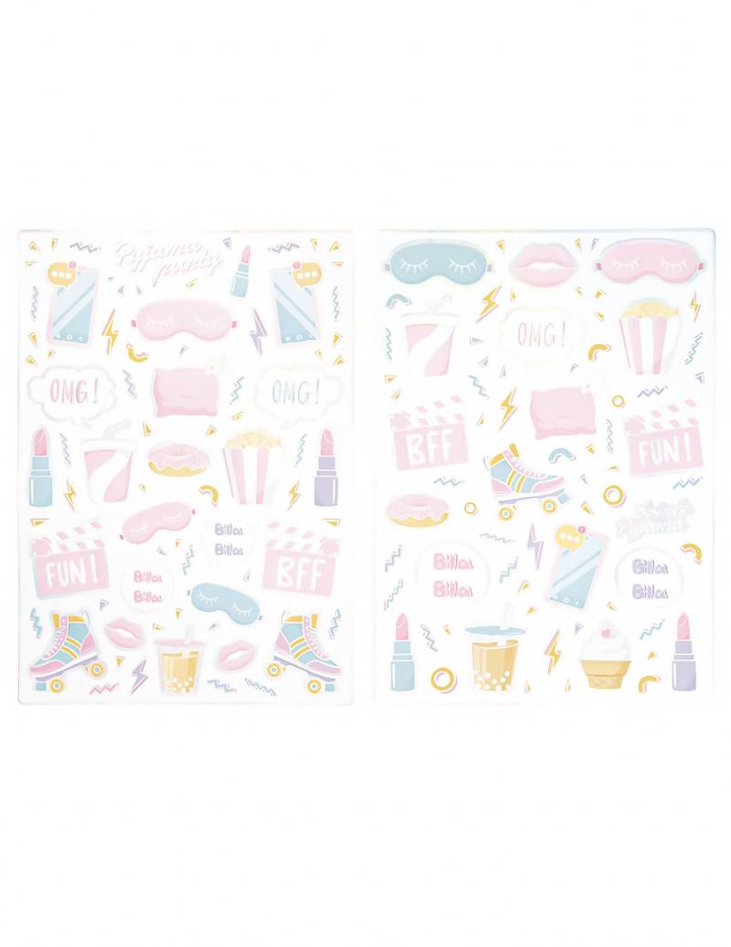 150 Aufkleber Pyjama-Party, festliche Sticker in Pastelltönen 150 Aufkleber Pyjama-Party, festliche Sticker in Pastelltönen von PARTYPRO