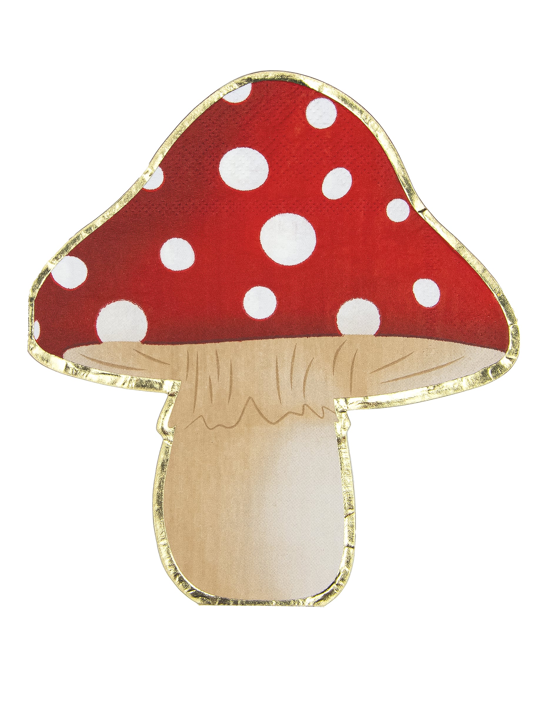 16 Papierservietten Fliegenpilz rot-weiß 29 x 32 cm 16 Papierservietten Fliegenpilz rot-weiß 29 x 32 cm von PARTYPRO