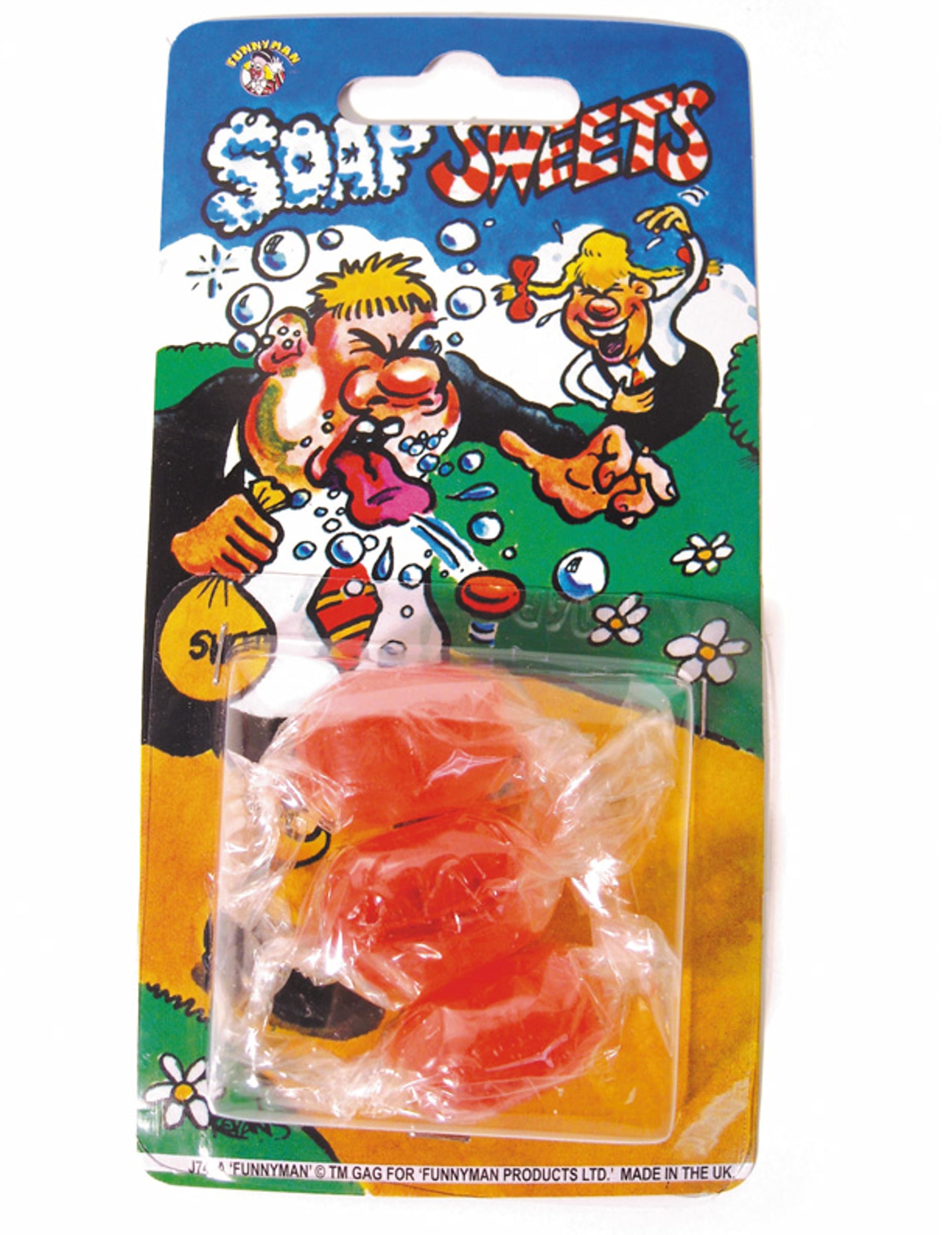 3 Scherzartikel Seifen-Bonbons für alle von PARTYPRO