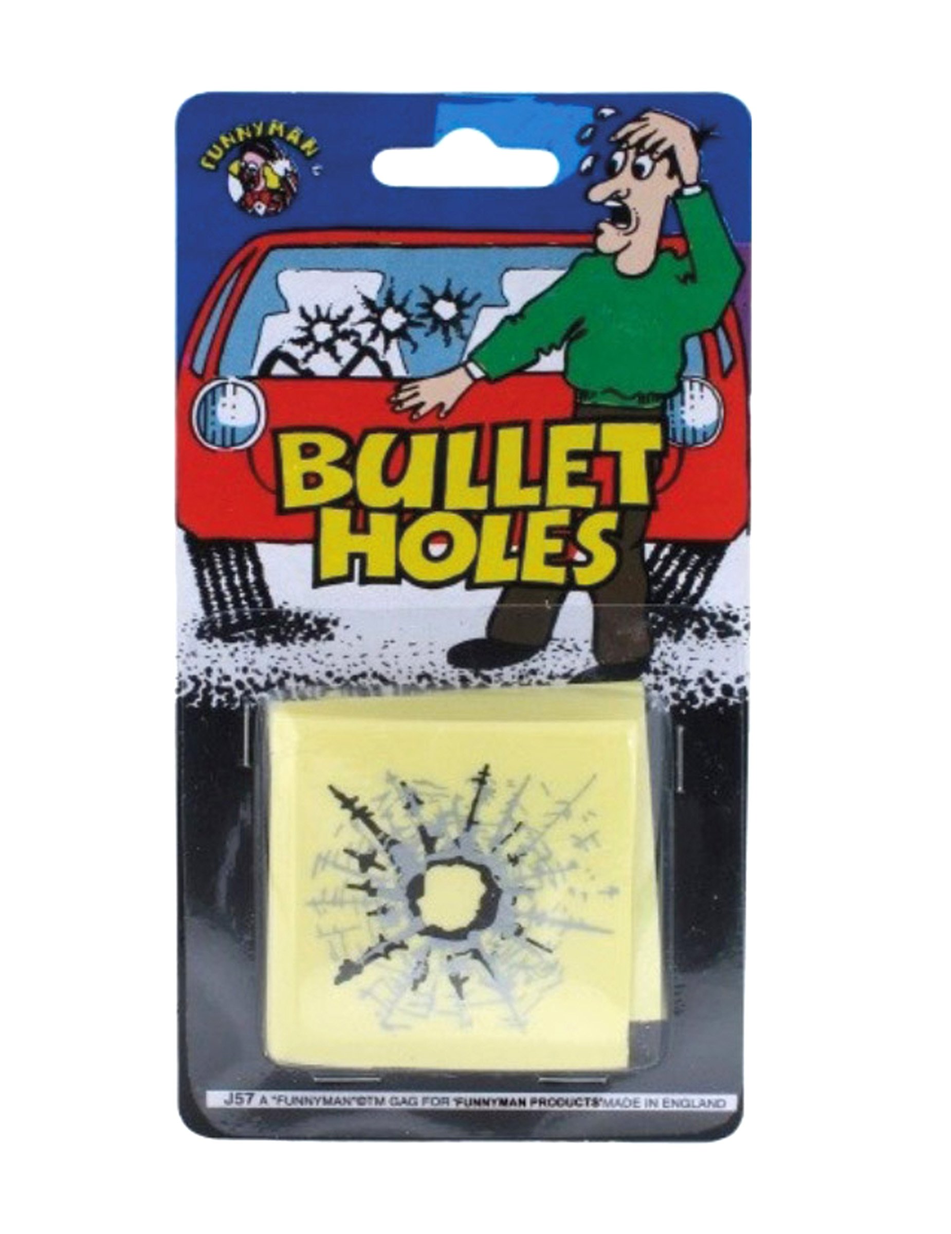 3er Set Scherzartikel Einschusslöcher für alle von PARTYPRO