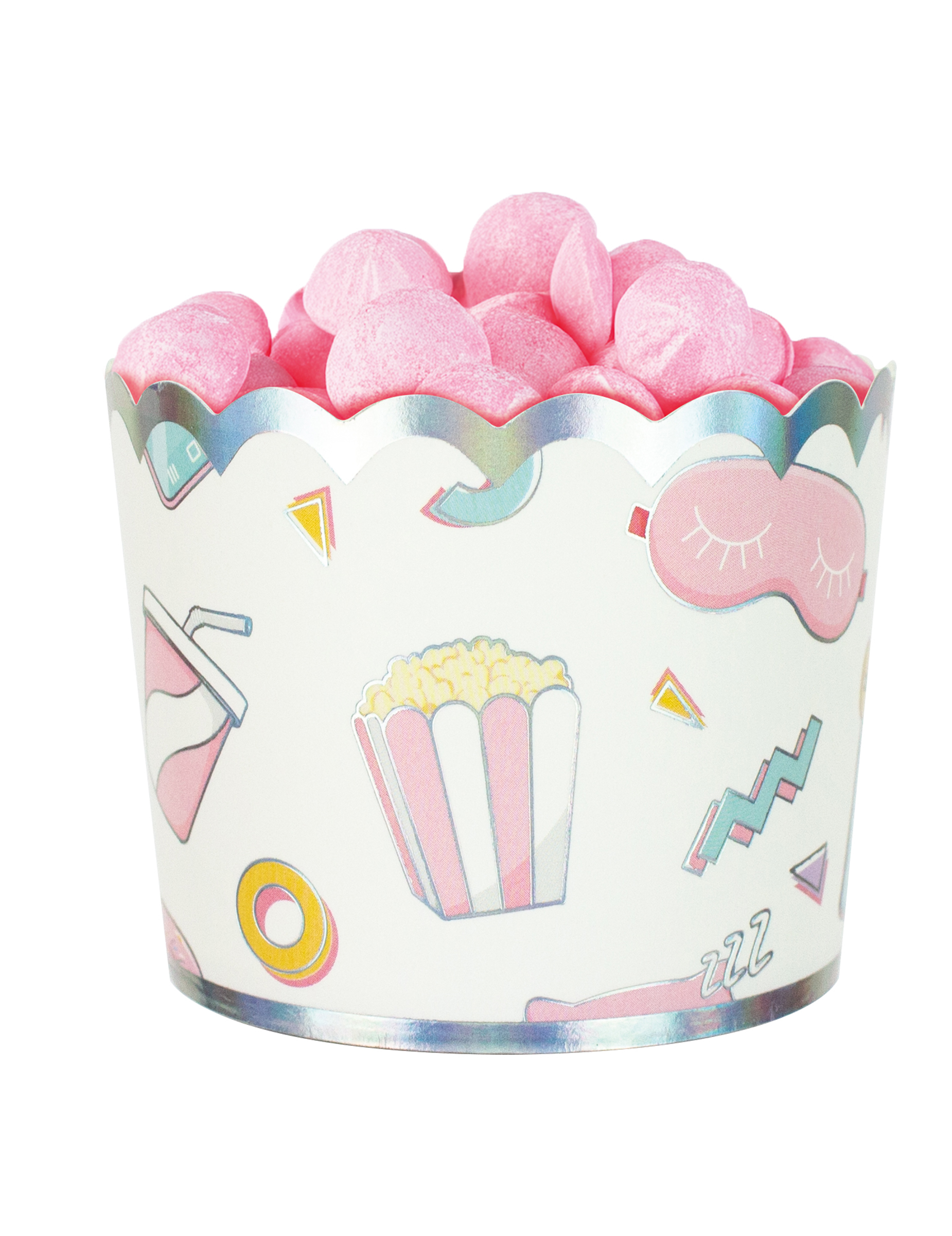 8 kleine Becher Pyjama Party irisierend + bunt 8 kleine Becher Pyjama Party irisierend + bunt von PARTYPRO