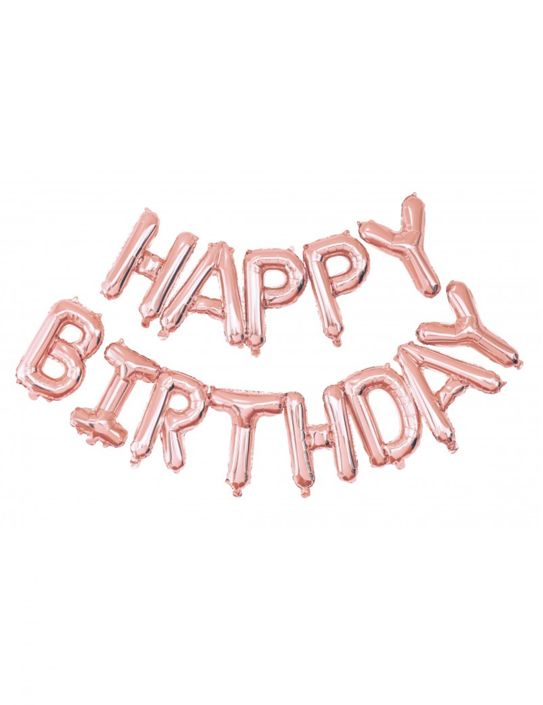 Aluminium-Ballons Hängedeko 13-teilig Happy Birthday roségold Aluminium-Ballons Hängedeko 13-teilig Happy Birthday roségold von PARTYPRO