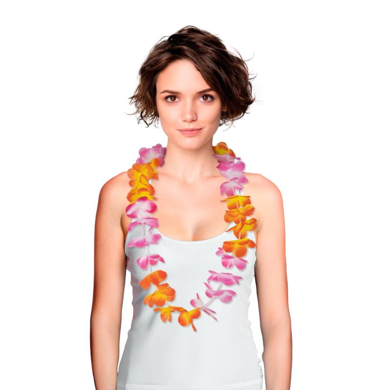 Blumenkette Hawaii Sunshine für Erwachsene von PARTYPRO
