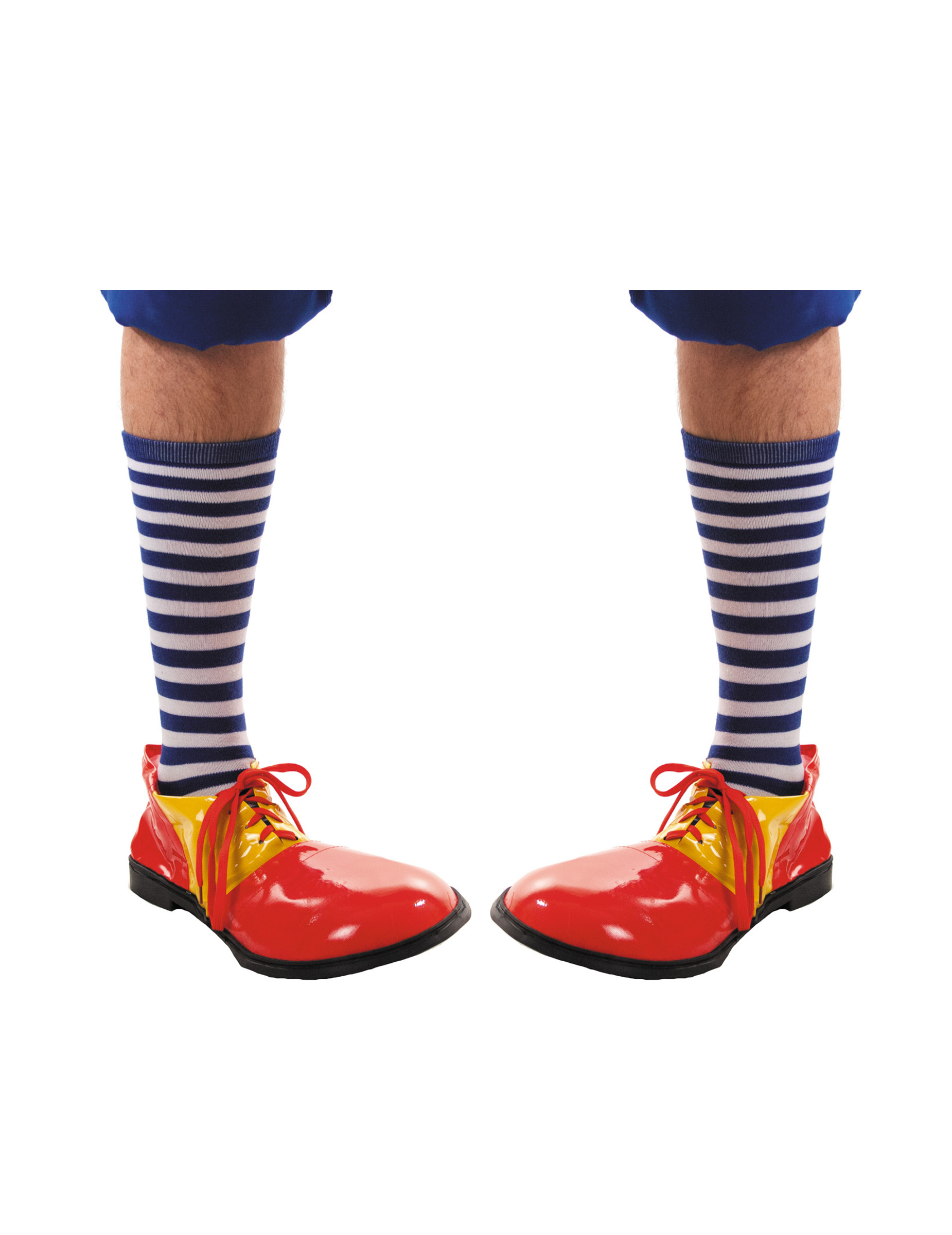Clown Ringelsocken blau-weiss Clown Ringelsocken blau-weiss von WIDMANN