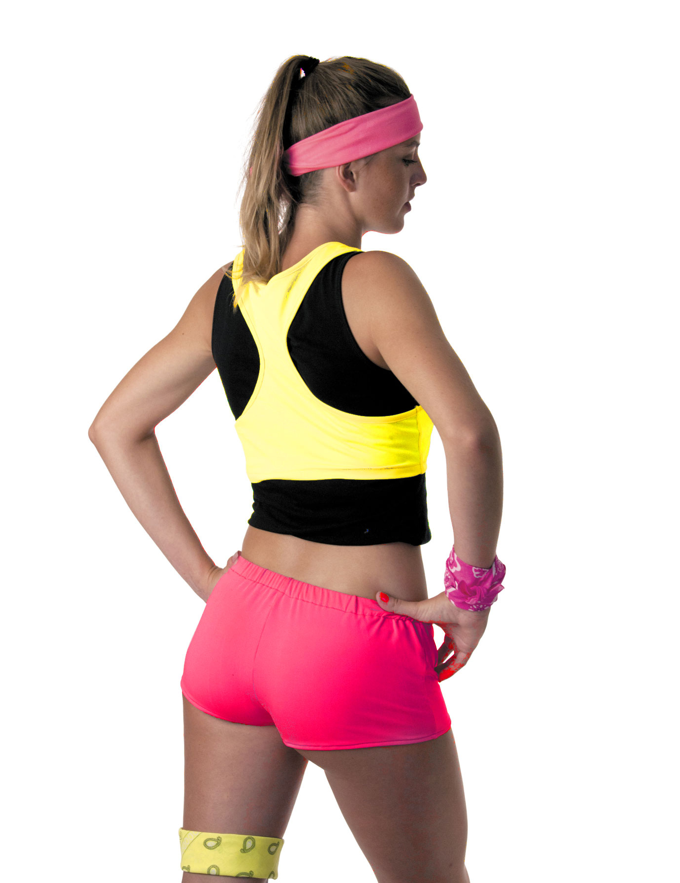 Damen Mini Shorts neonrosa von PARTYPRO