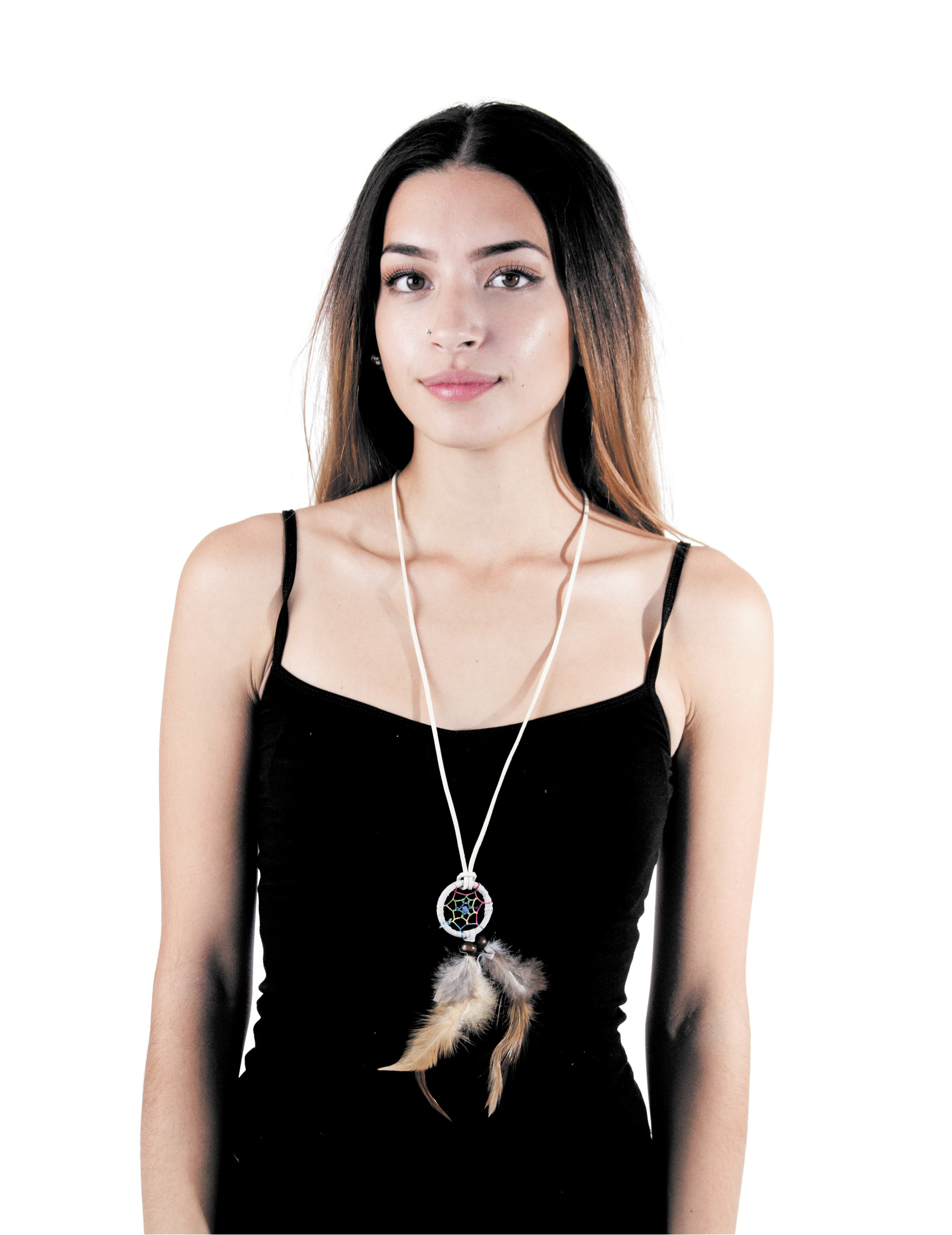 Indianer Traumfänger-Halskette für Erwachsene bunt von PARTYPRO