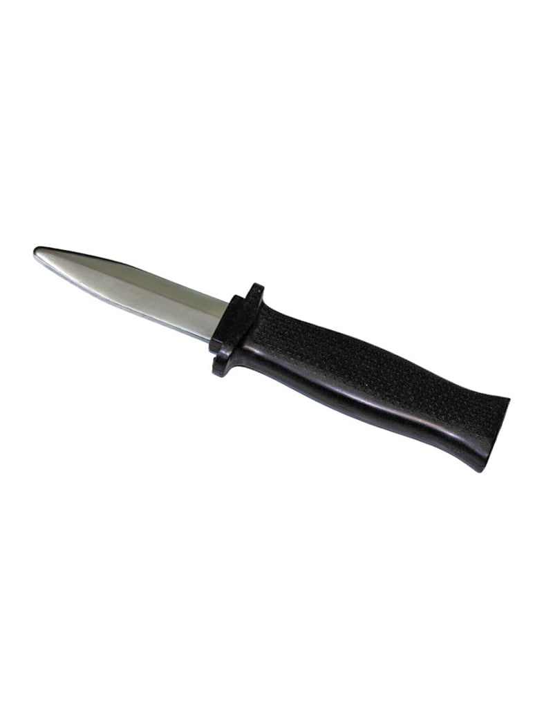 Kleiner Scherz-Dolch Scherzartikel silber-schwarz Kleiner Scherz-Dolch Scherzartikel silber-schwarz von PARTYPRO