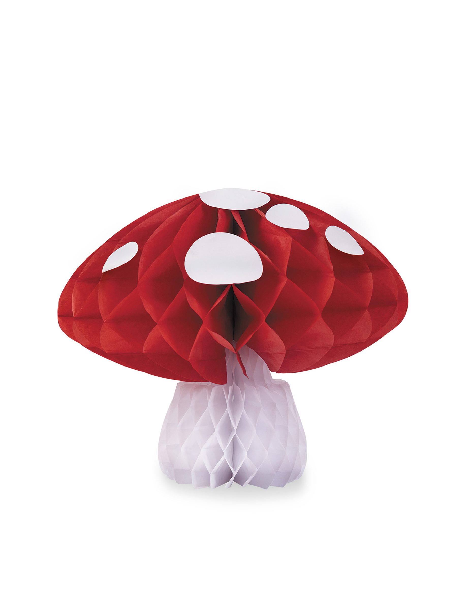 Kleiner Waben-Fliegenpilz Deko 13 cm rot + weiß Kleiner Waben-Fliegenpilz Deko 13 cm rot + weiß von PARTYPRO