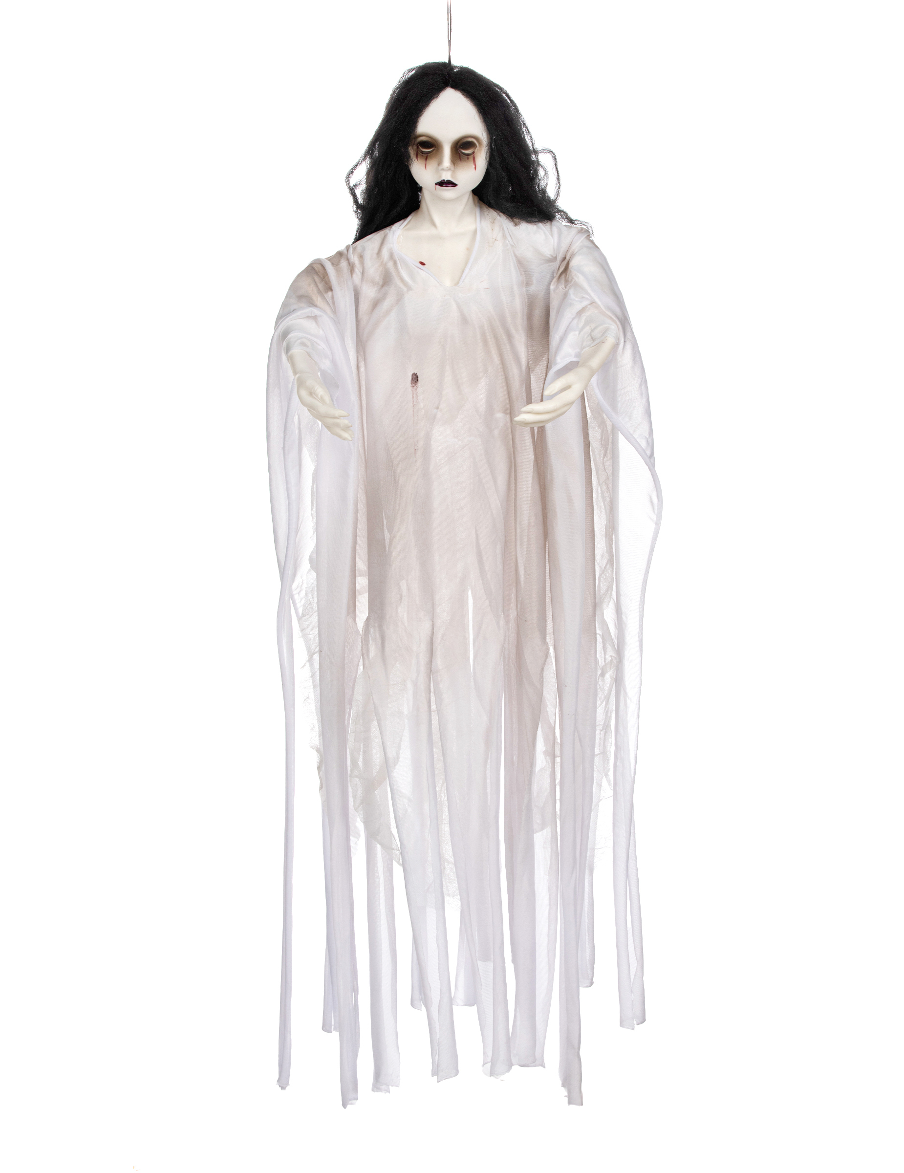Leuchtende Geister-Braut 90cm Halloweendeko weiß Leuchtende Geister-Braut 90cm Halloweendeko weiß von PARTYPRO