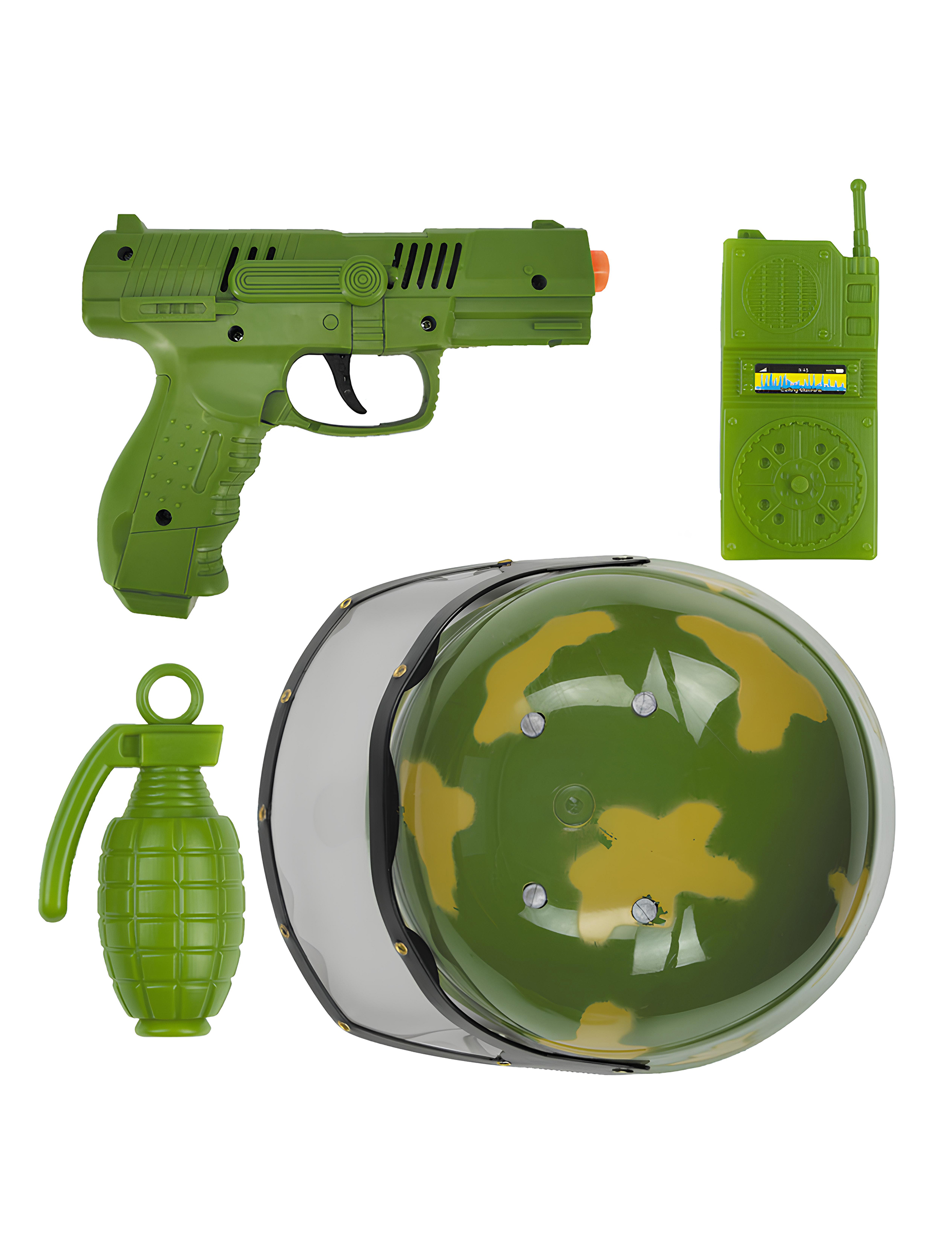Militär Set für Kinder 4 teilig Spielset für kleine Soldaten Militär Set für Kinder 4 teilig Spielset für kleine Soldaten von PARTYPRO