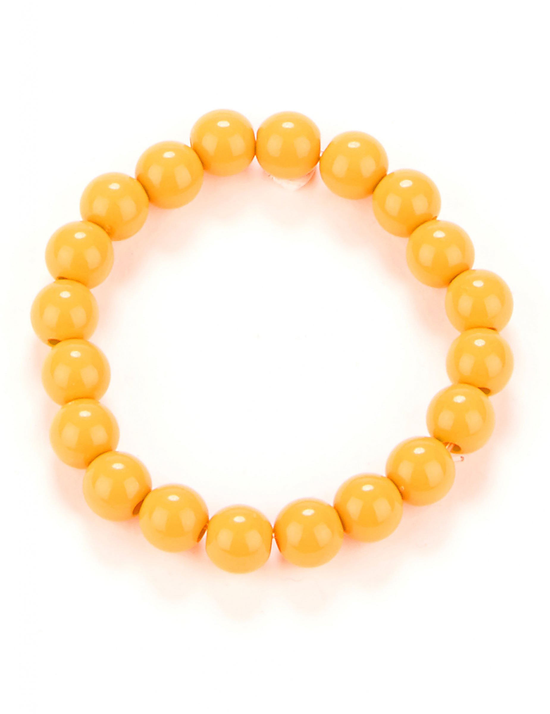 Perlen-Armband orange von PARTYPRO