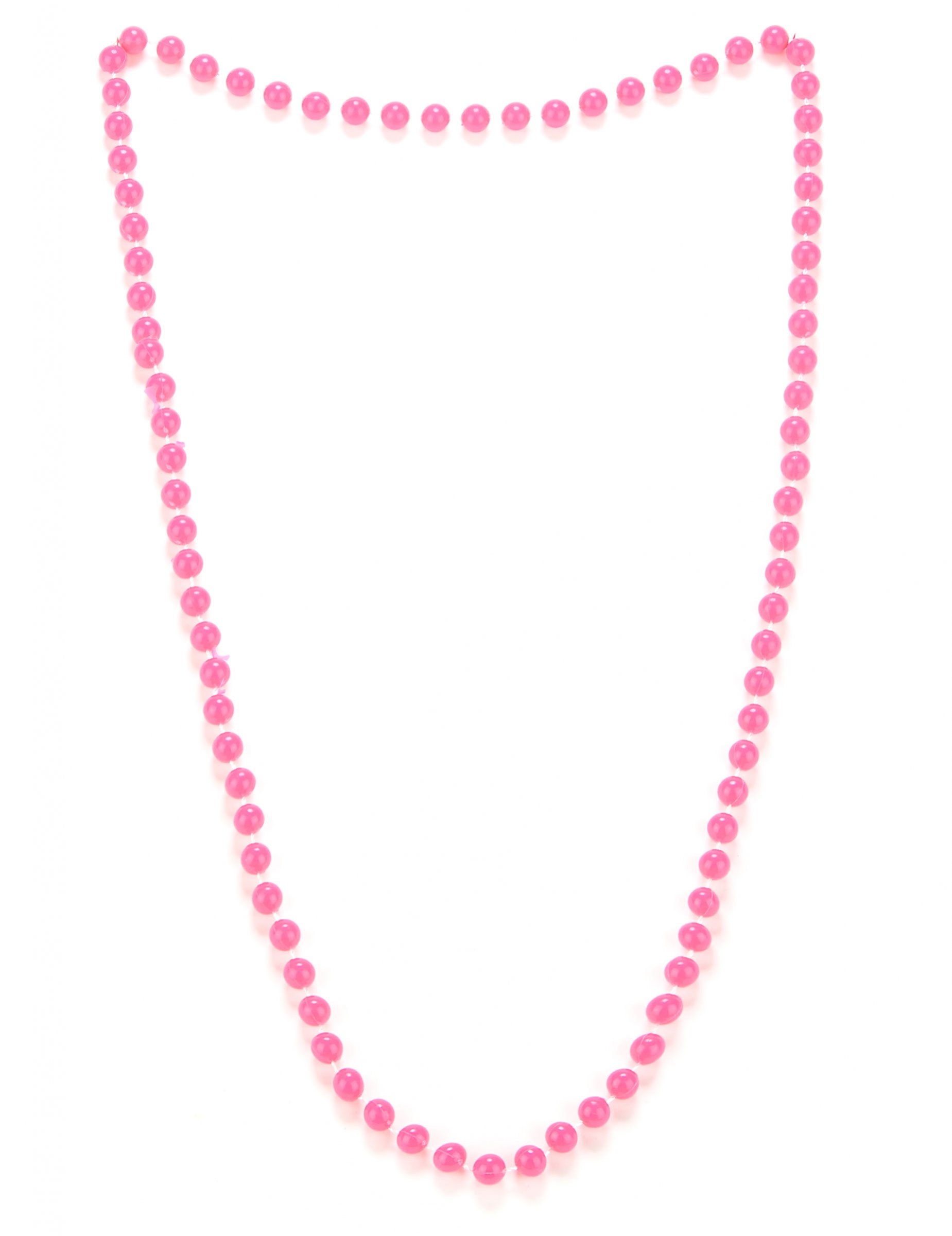 Perlenhalskette pink von PARTYPRO