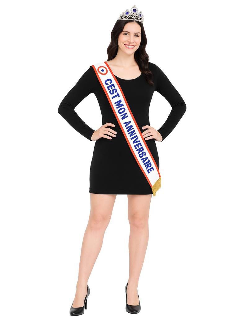 Schärpe It's my Birthday für Erwachsene von PARTYPRO