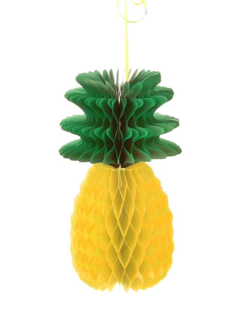 Wabenananas Deko Papier 30 cm von PARTYPRO