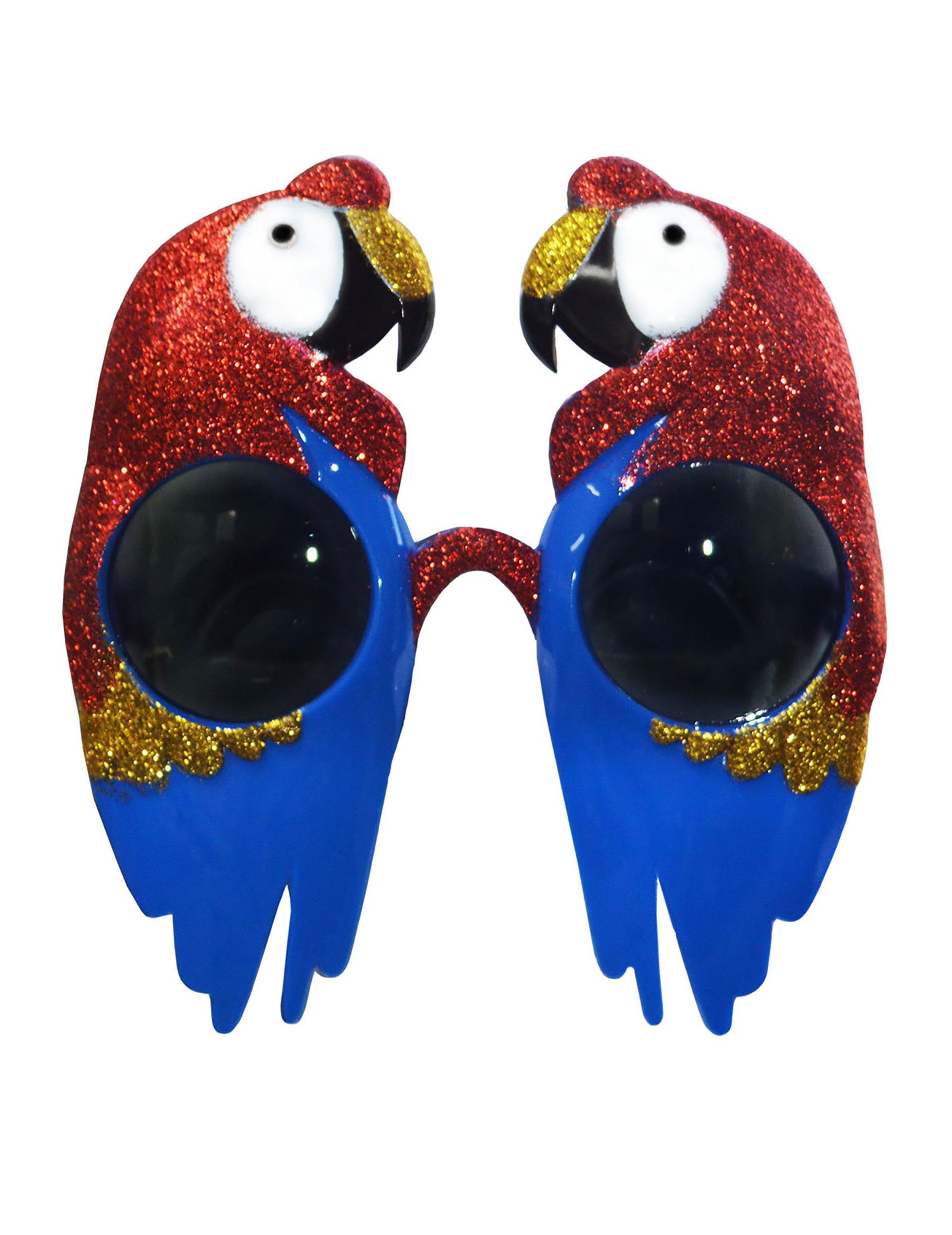 Witzige Papagei-Brille Accessoire bunt von PARTYPRO