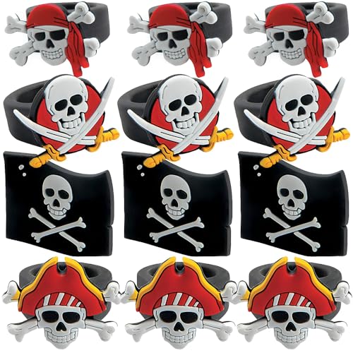 Piratenringe aus Gummi von PARTYRama